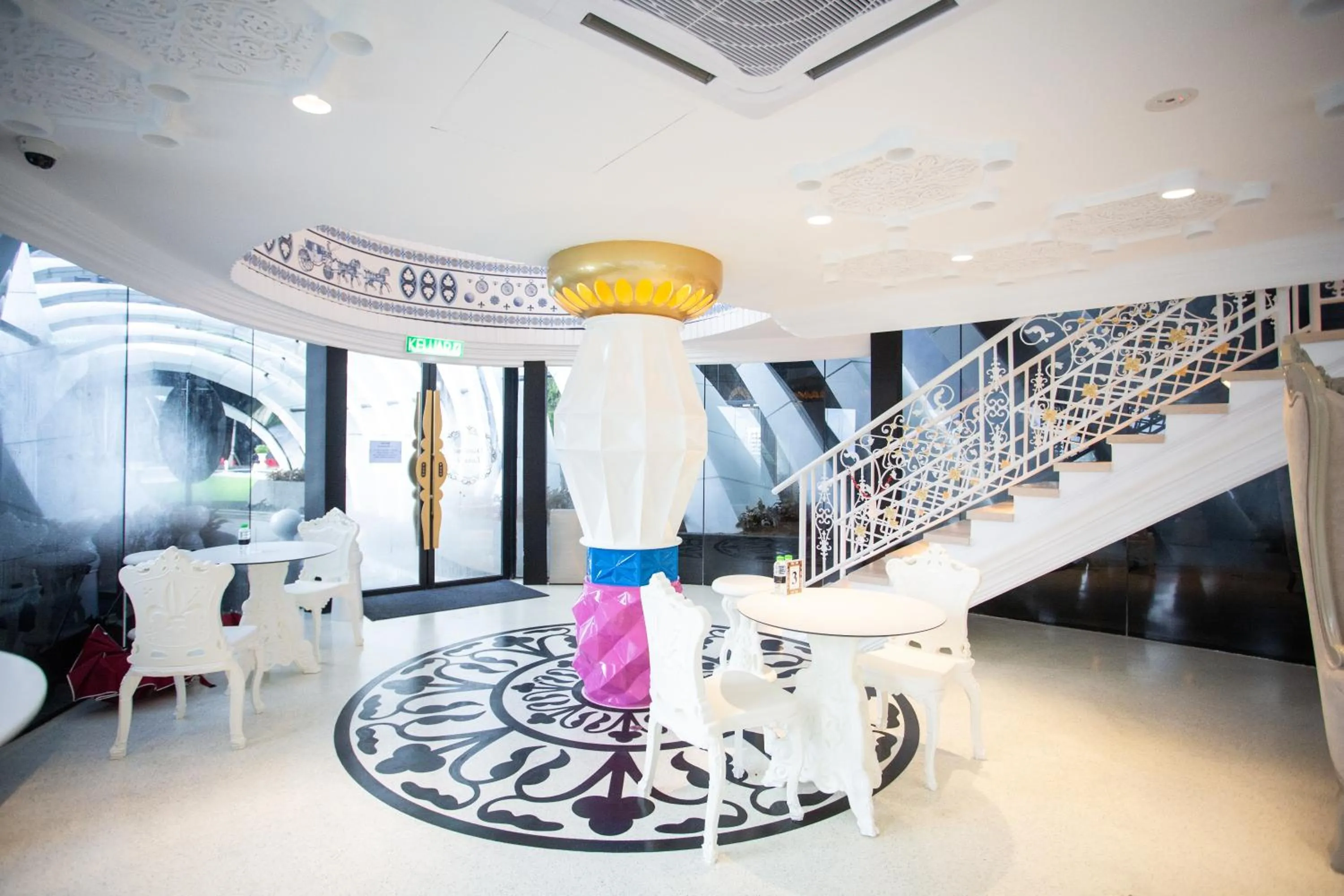 Seating area in ARTE MONT KIARA BY PSM Luxury Suites