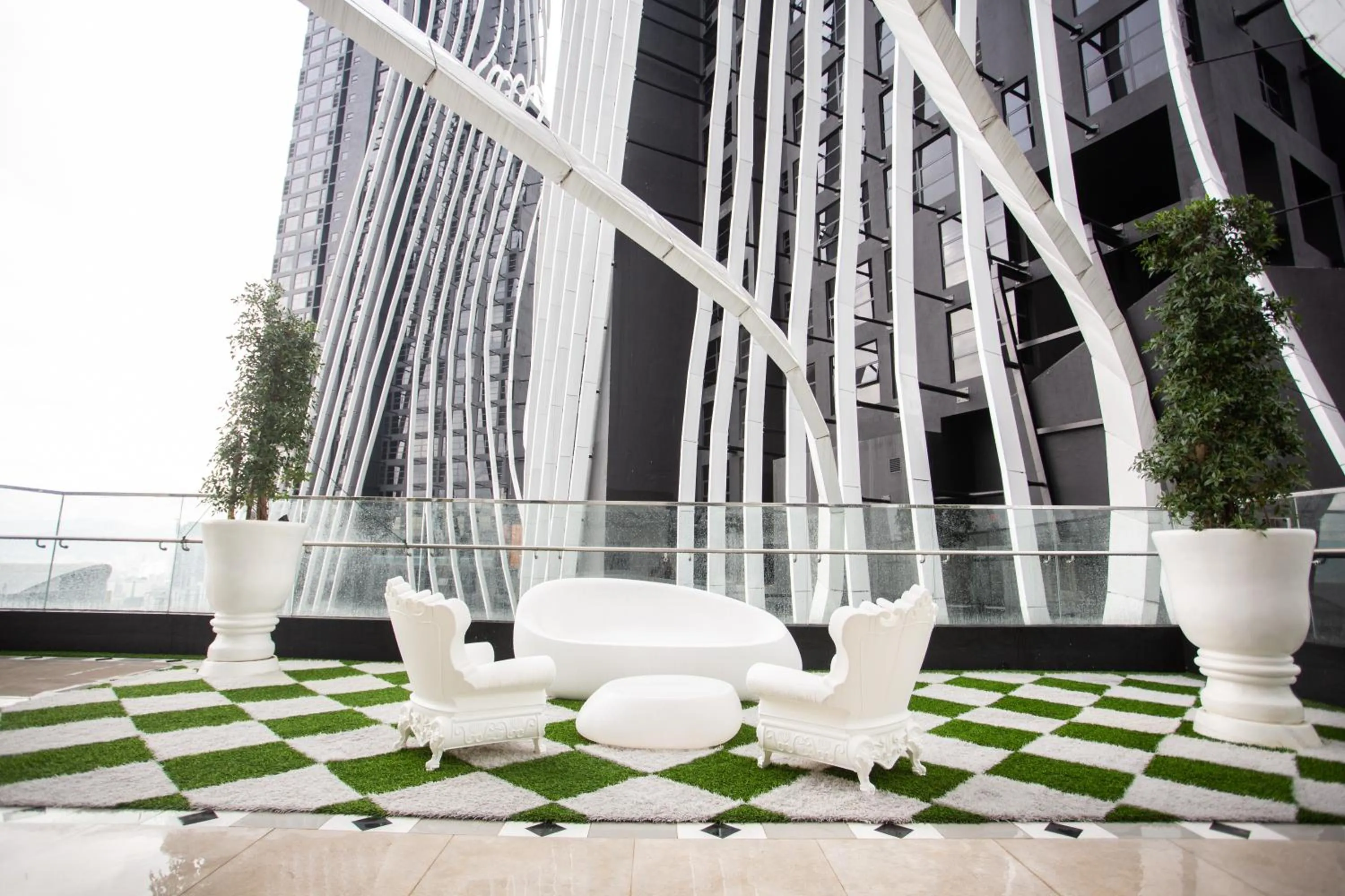 Seating area in ARTE MONT KIARA BY PSM Luxury Suites