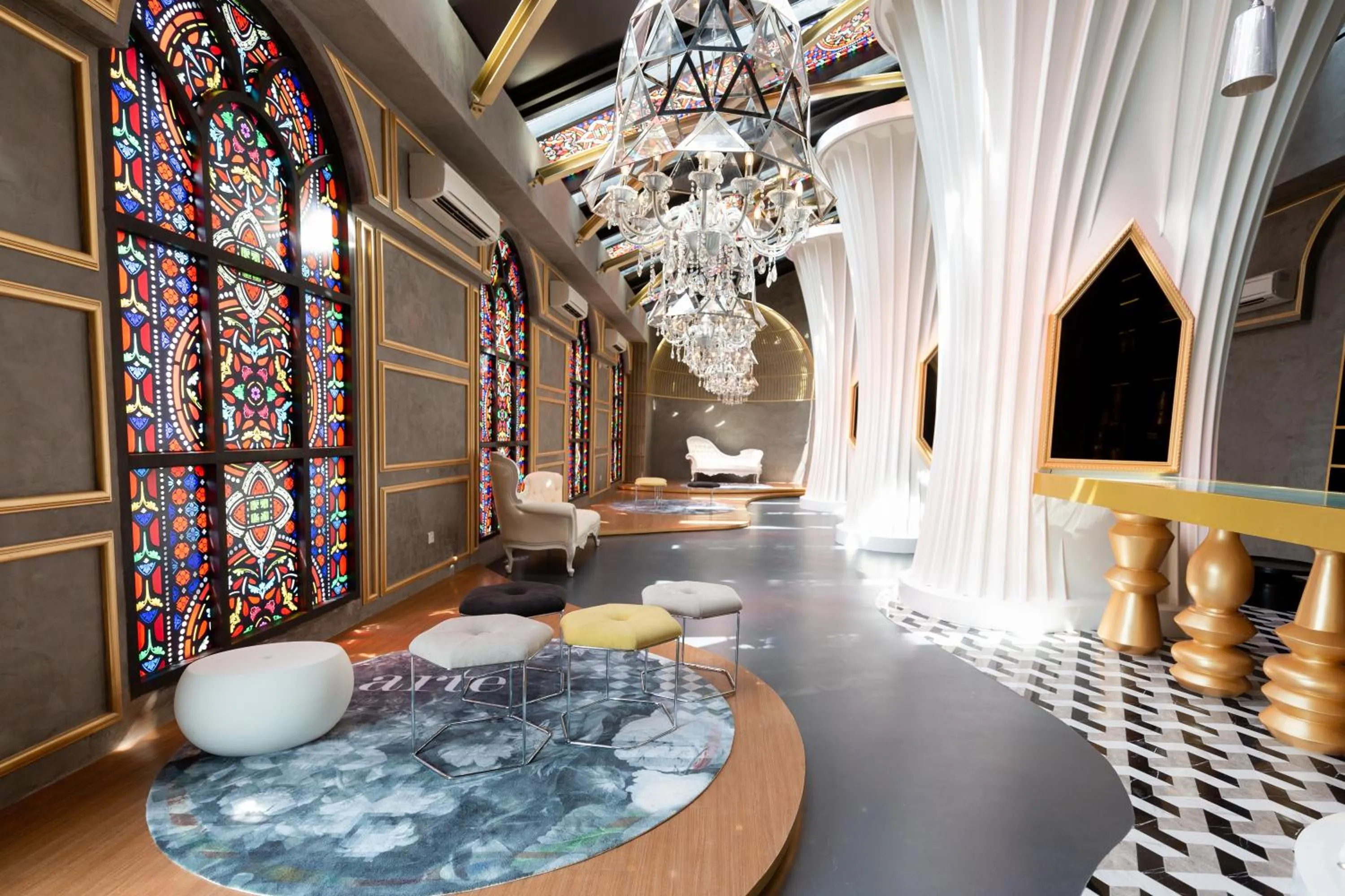 Seating area in ARTE MONT KIARA BY PSM Luxury Suites