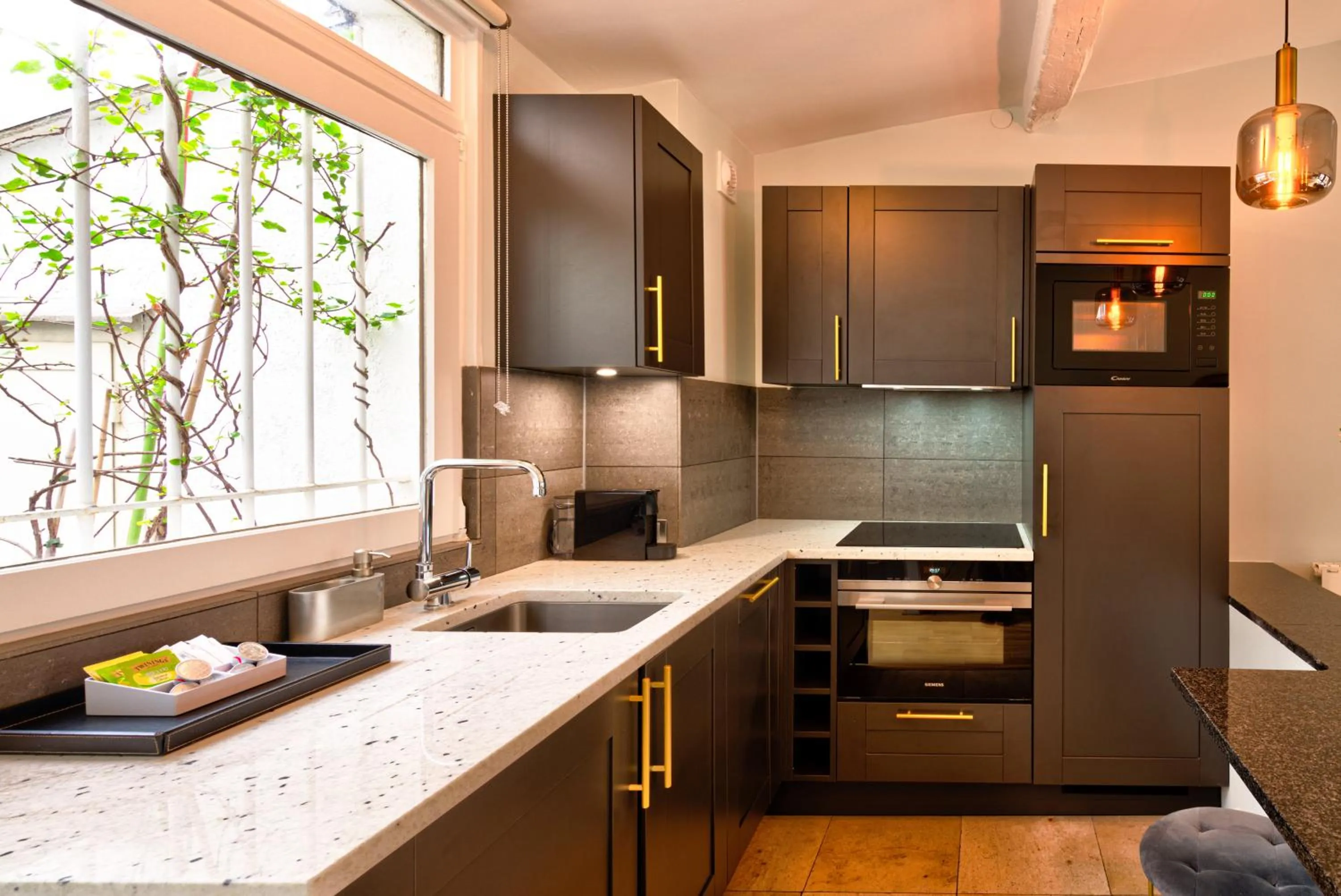 Kitchen or kitchenette in Apartments Du Louvre St Honoré
