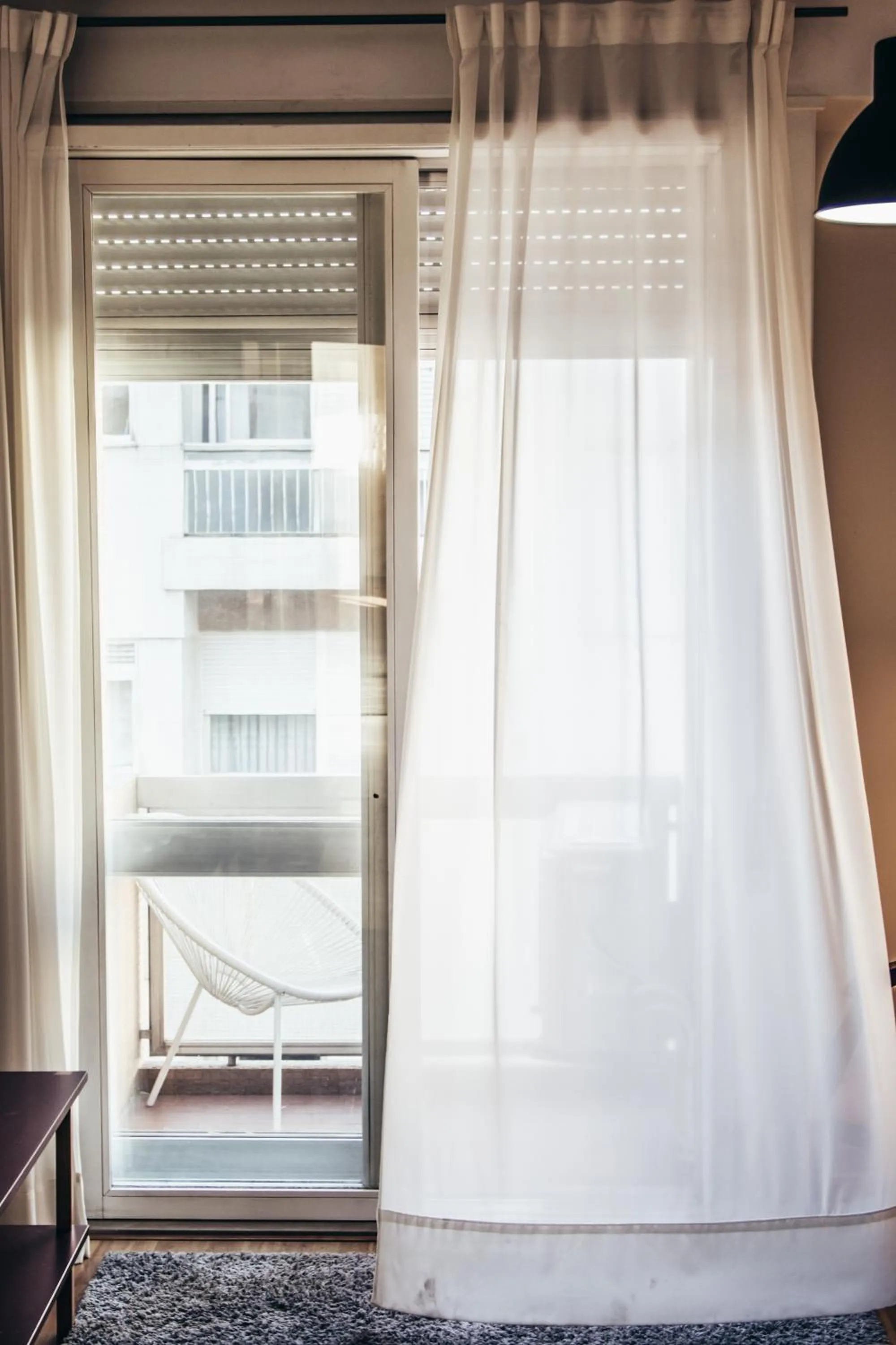 Living room in Spot Apartments