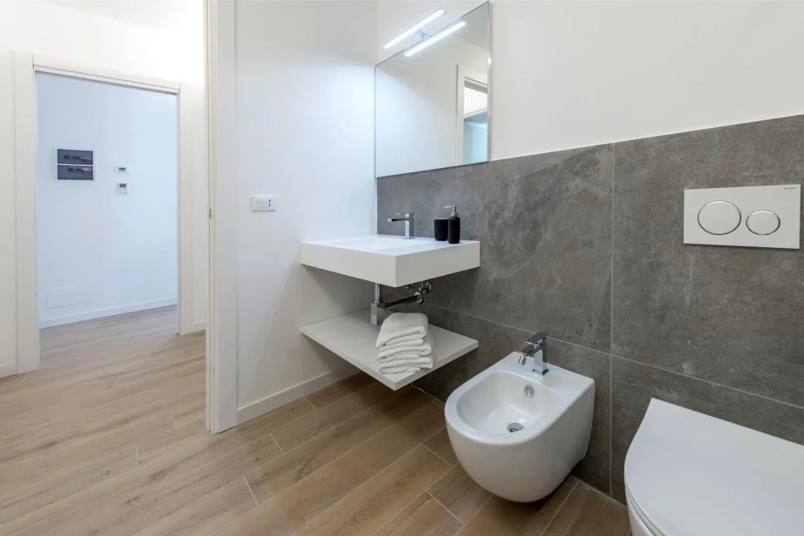 Bathroom in Residence La Torre con private park