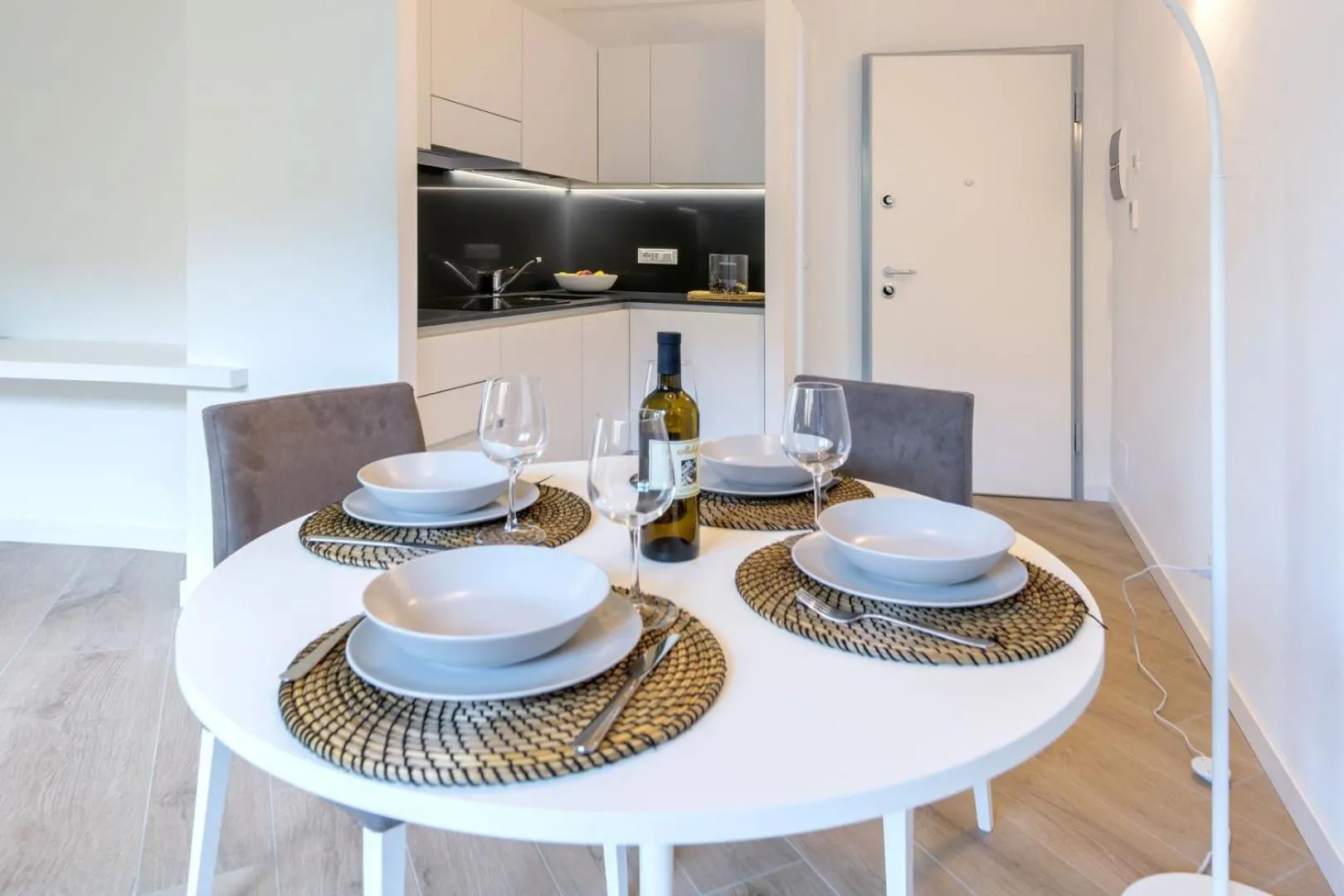 Dining area in Residence La Torre con private park