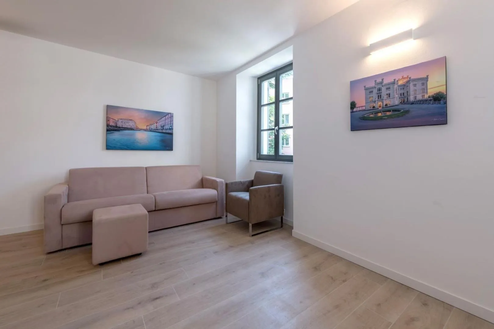 Living room in Residence La Torre con private park