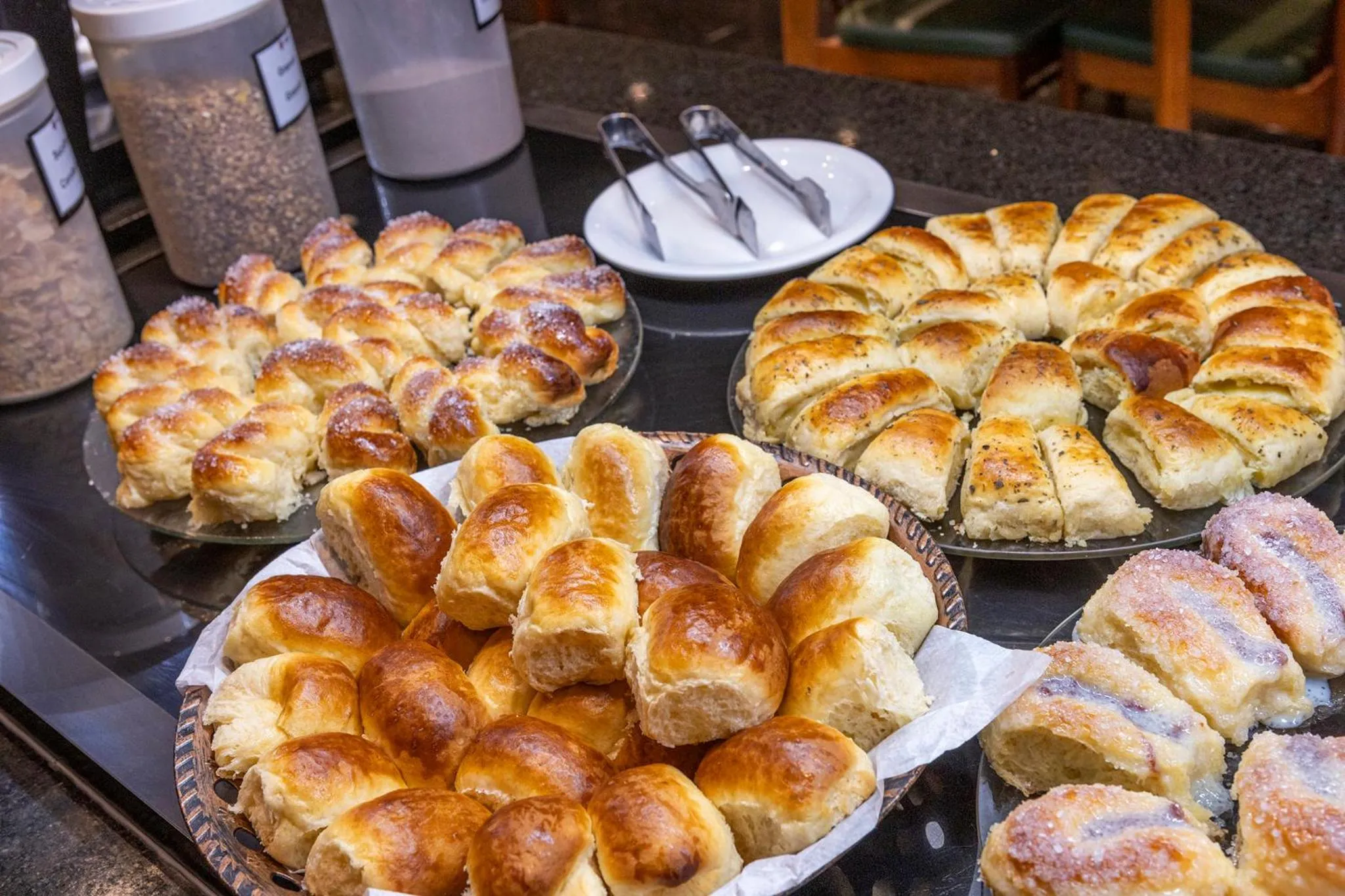Buffet breakfast in Nikkey Palace Hotel