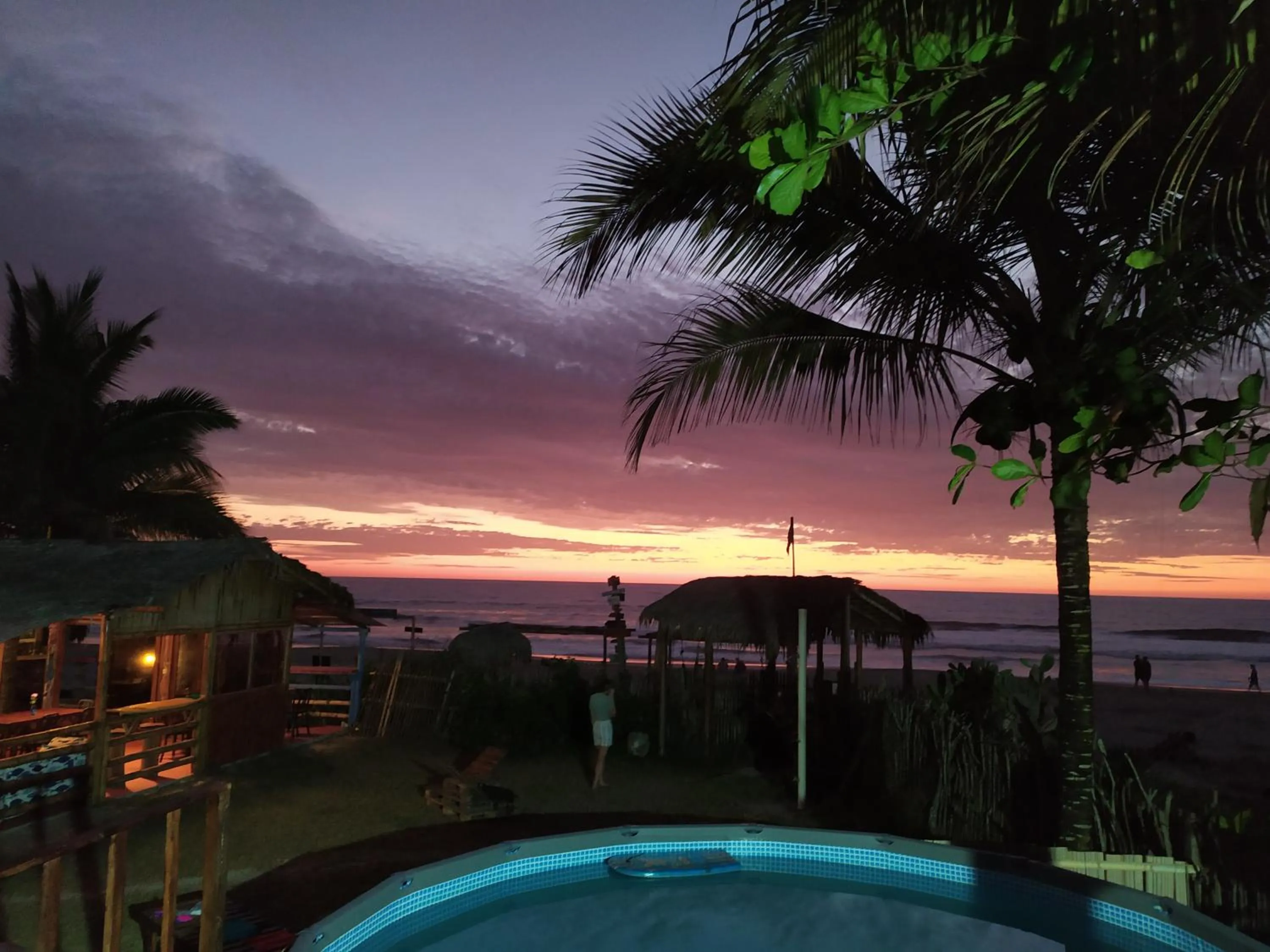 Pool view in La Gondola