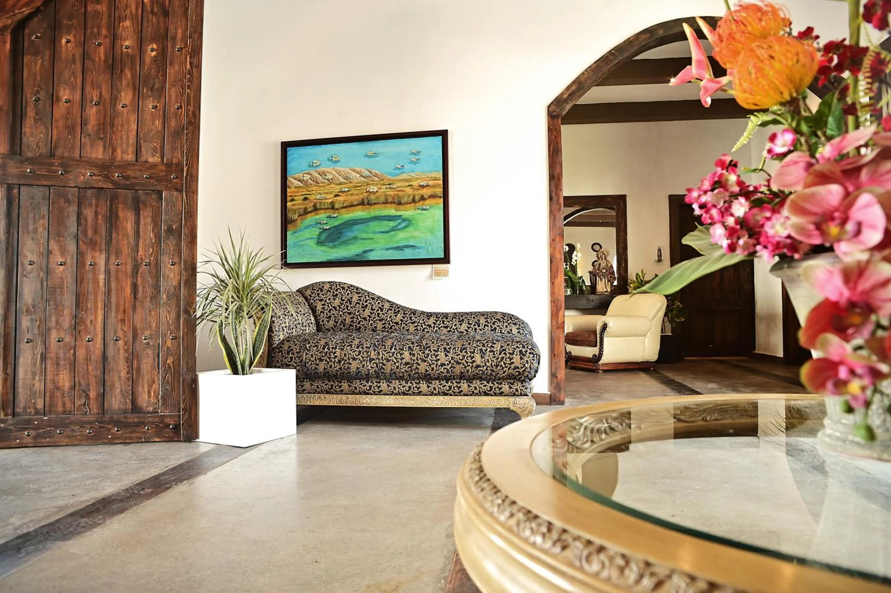 Seating area in Hacienda Viga 2020 Hotel