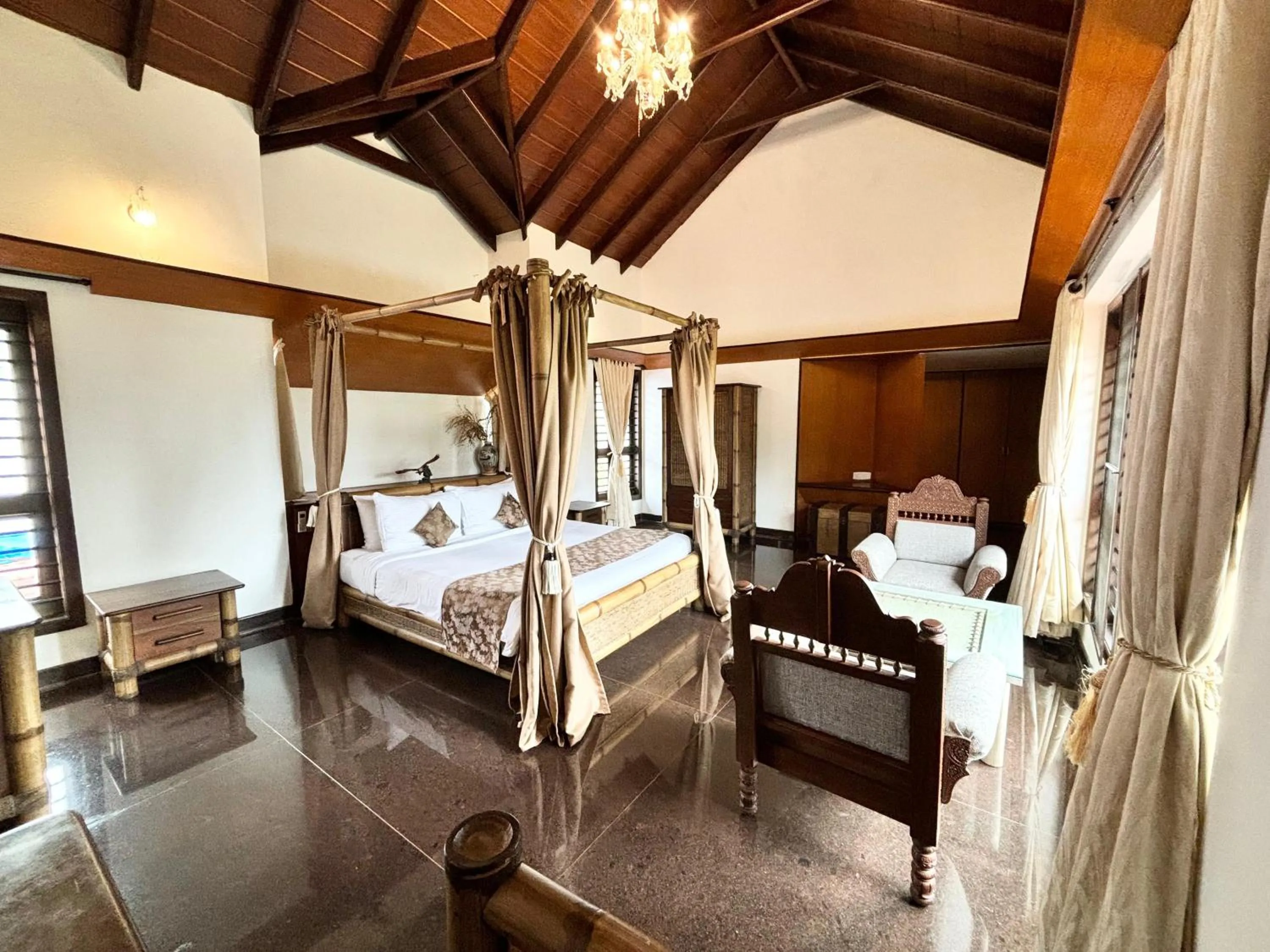 Bedroom, Bed in Unlock By Goldfinch Sakaleshpur