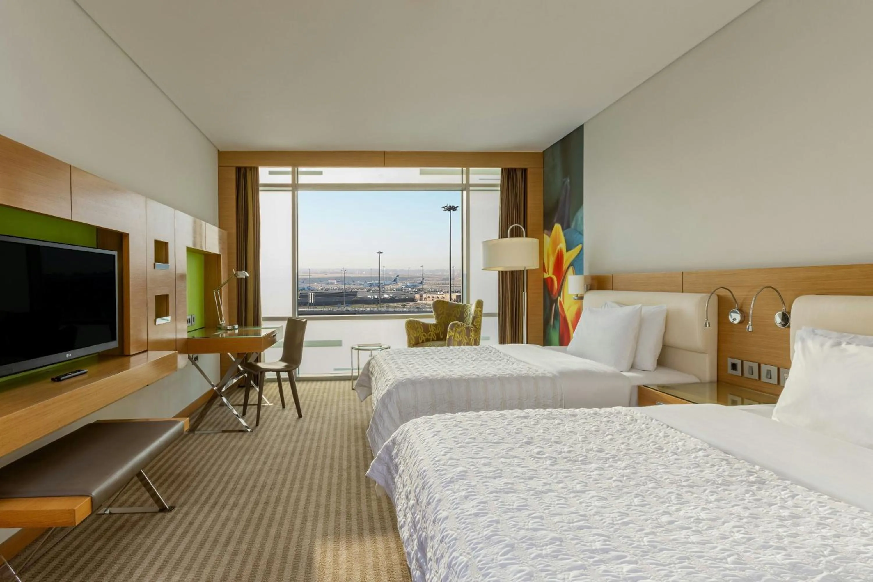 Photo of the whole room, Bed in Le Meridien Cairo Airport