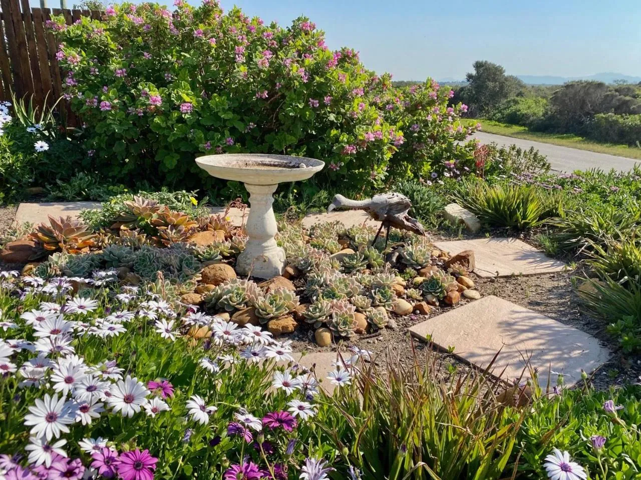 Garden in i-LOLLO Bed & Breakfast at the River Mouth