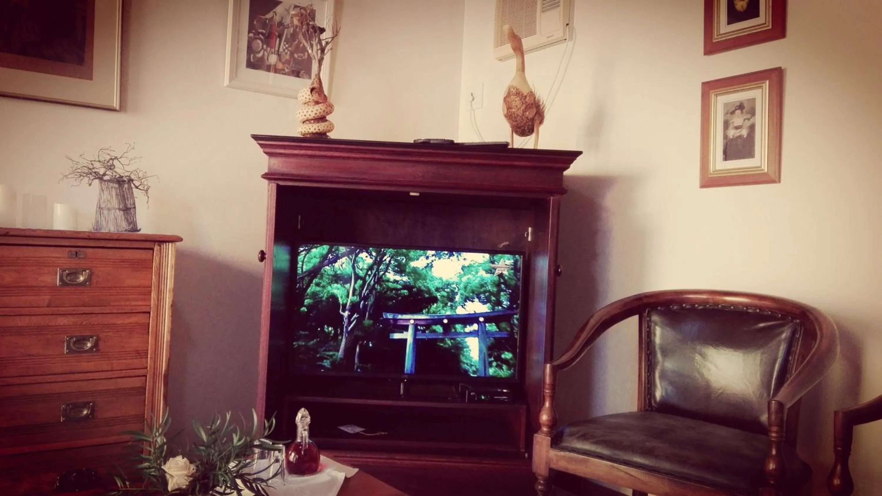 Decorative detail in Saxe-Coburg Lodge