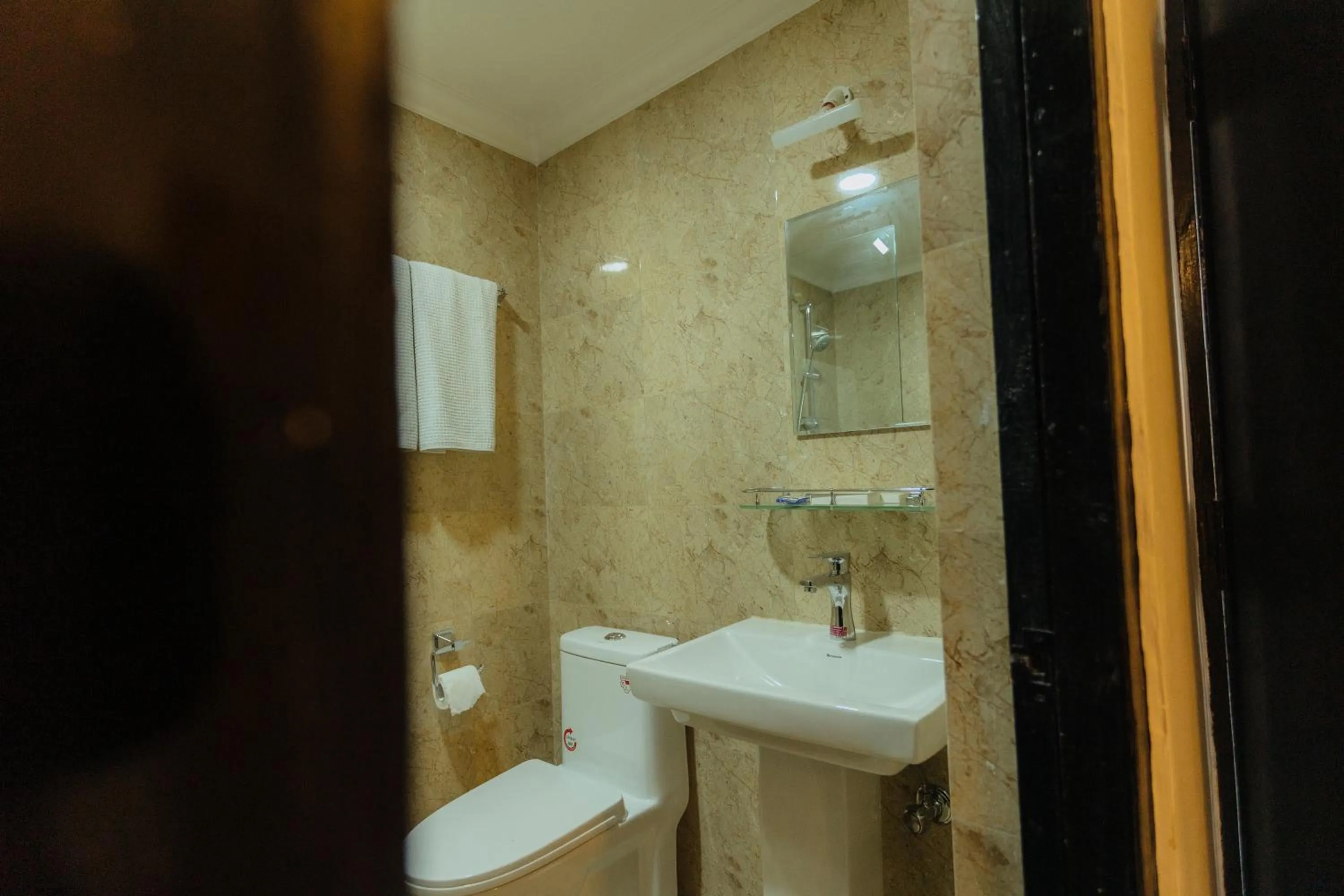 Bathroom in Hotel Tulsi