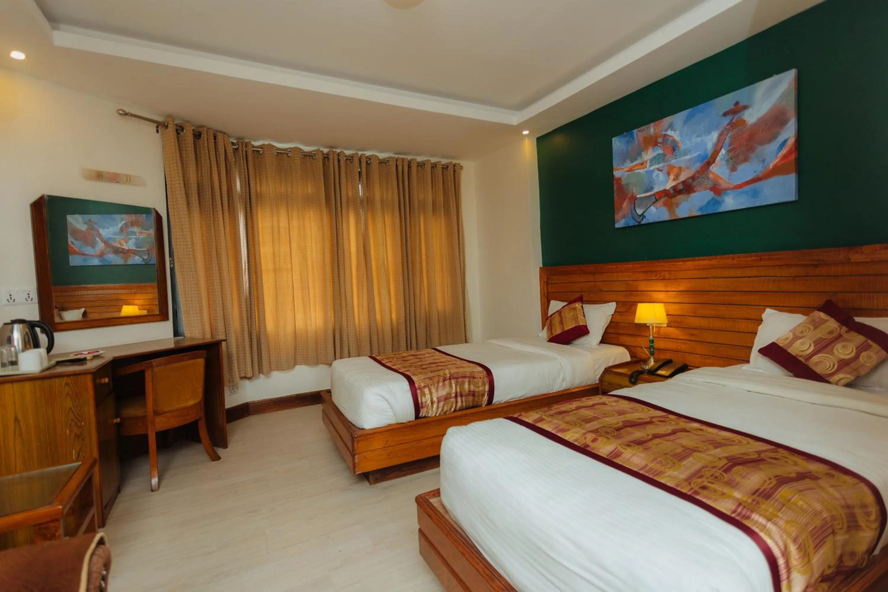 Bedroom, Bed in Hotel Tulsi