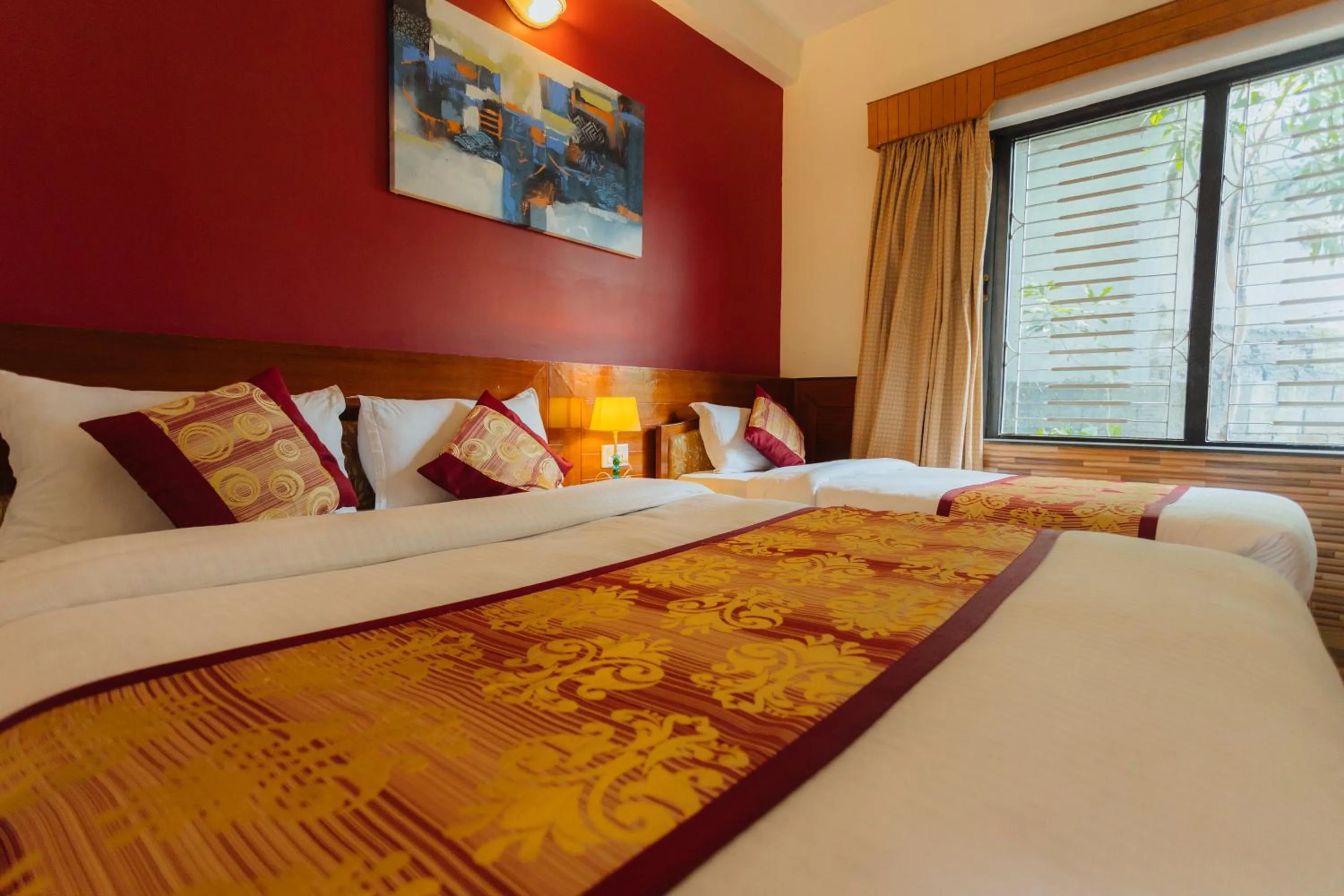 Bedroom, Bed in Hotel Tulsi