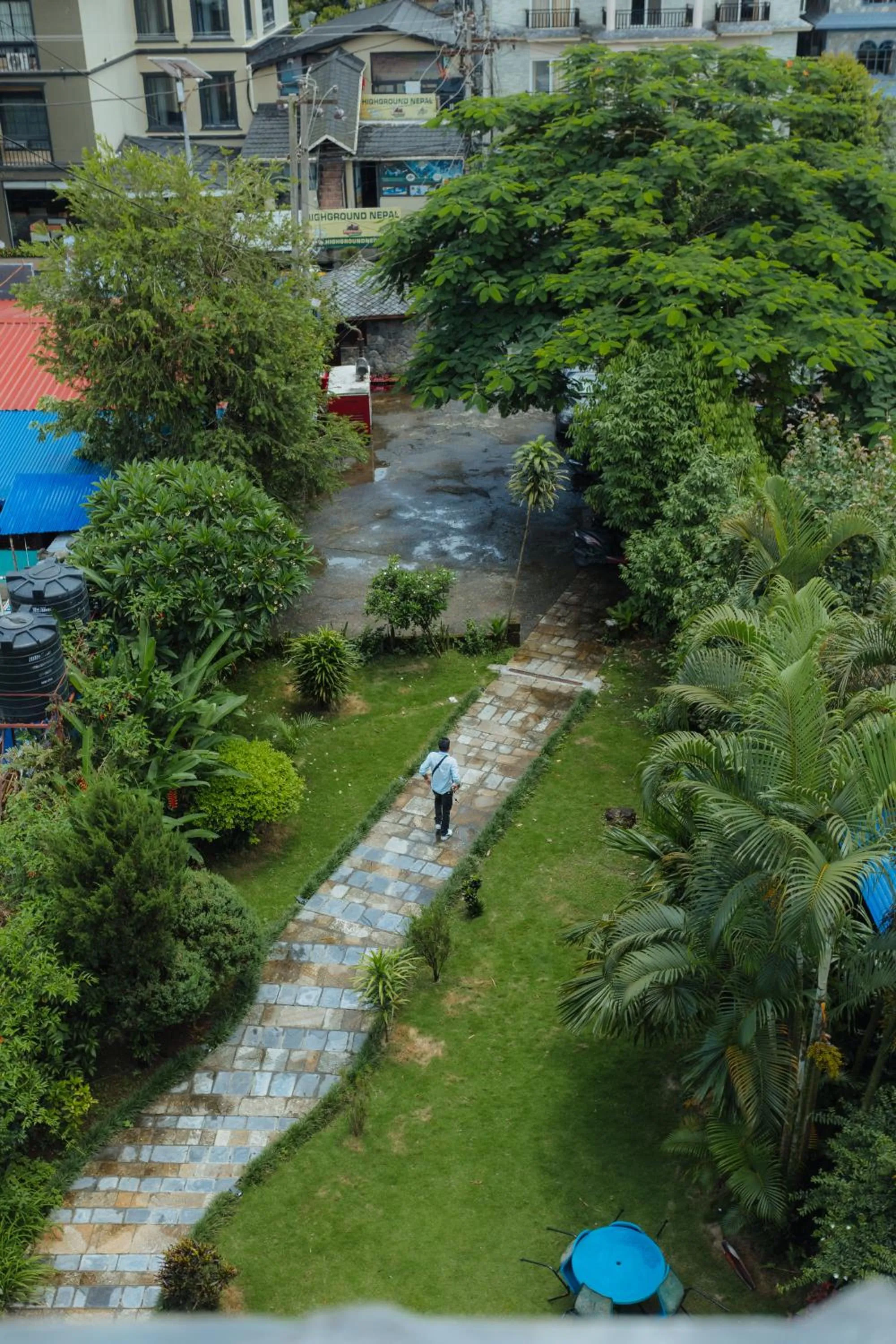 Garden in Hotel Tulsi