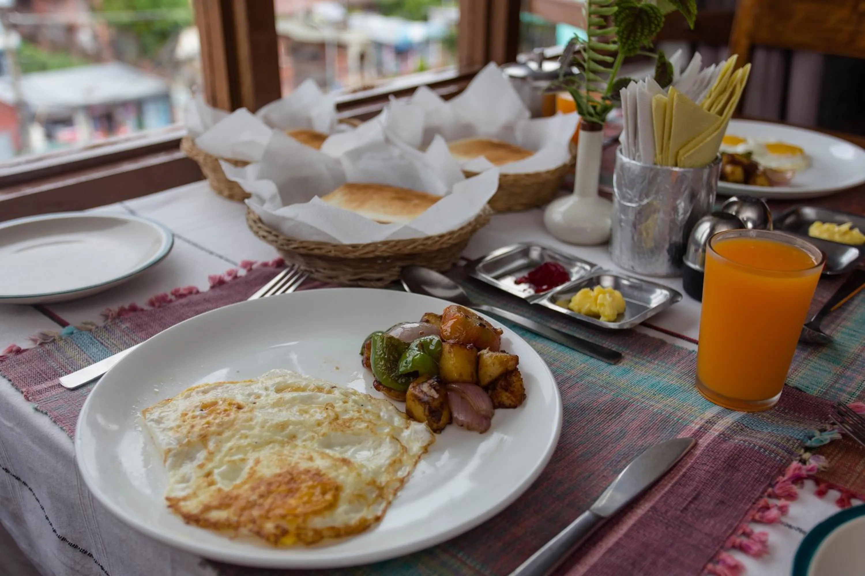 Food close-up in Hotel Tulsi