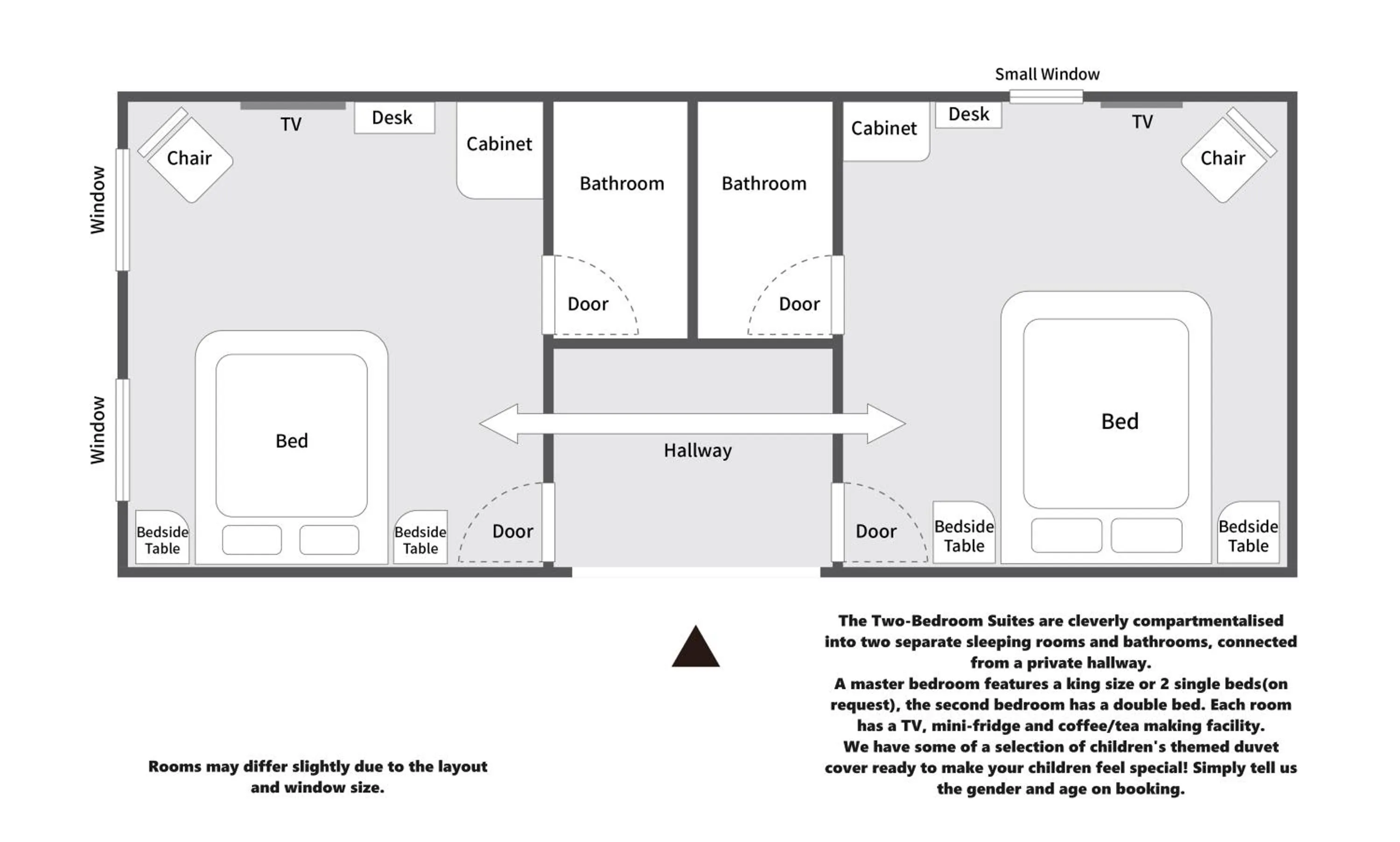 Bedroom in Hotel 115
