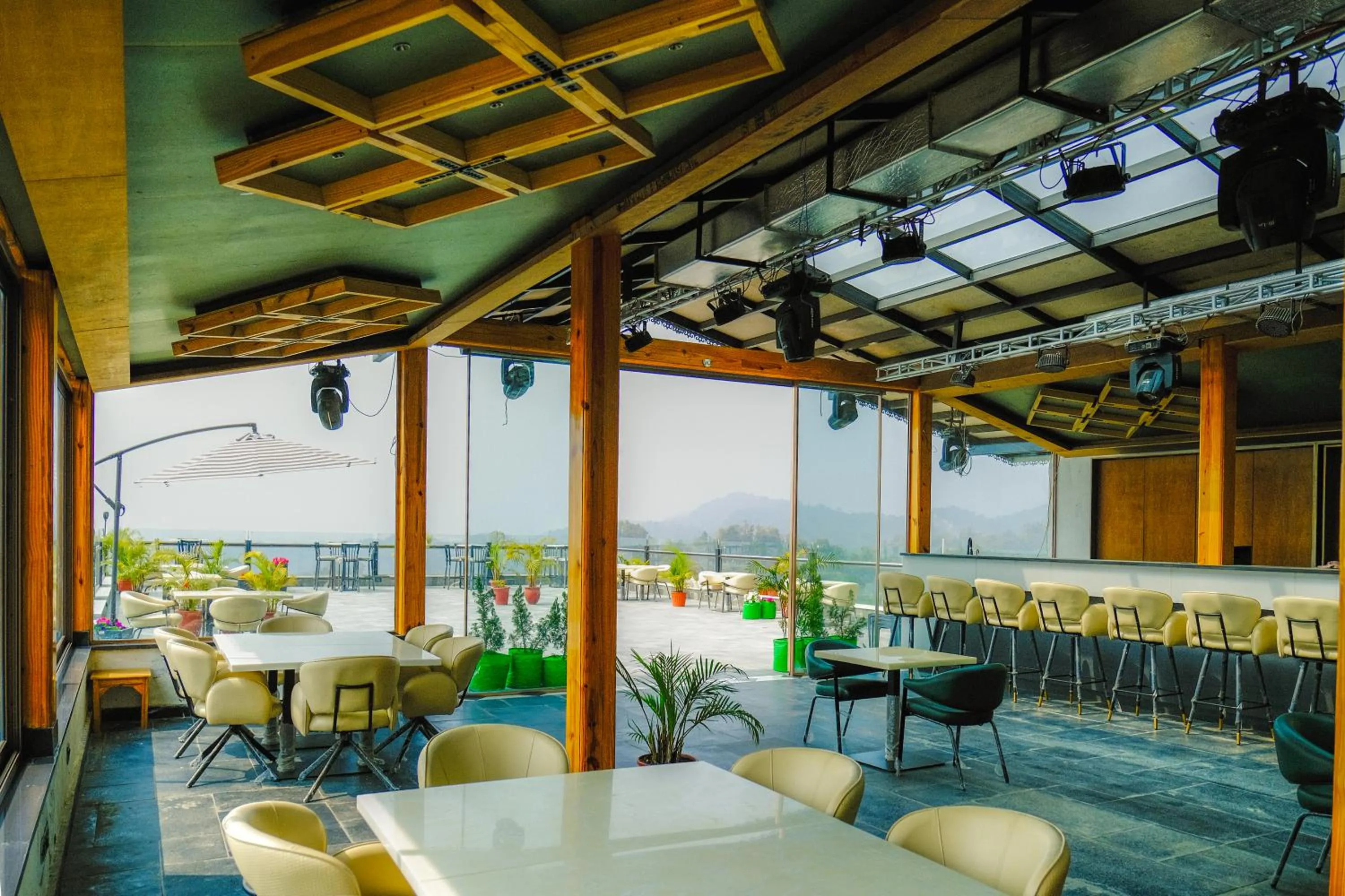 Restaurant/places to eat in The Bougainvillea Retreat - A Luxury Private Pool Villa in Dehradun