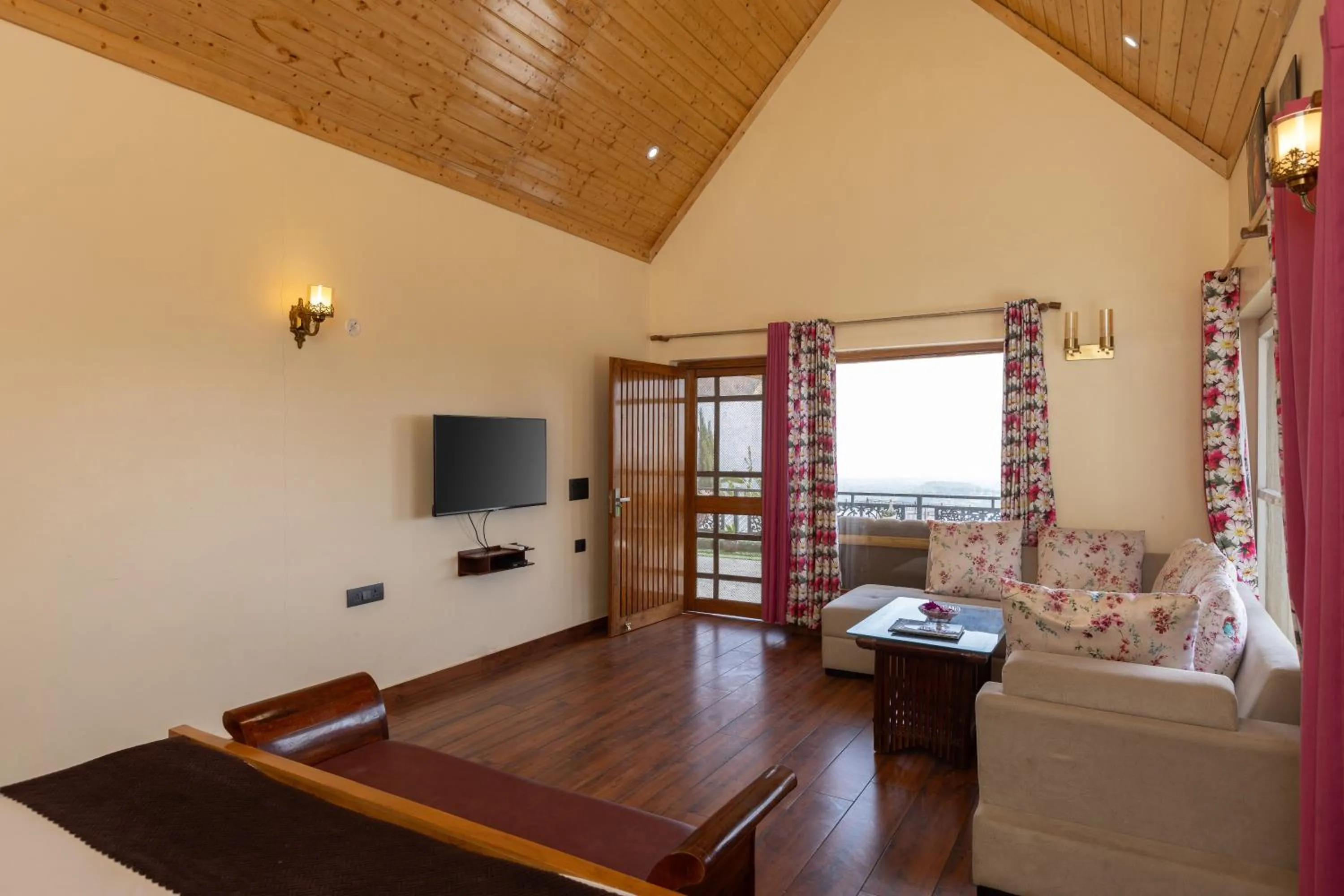 Bed in The Bougainvillea Retreat - A Luxury Private Pool Villa in Dehradun