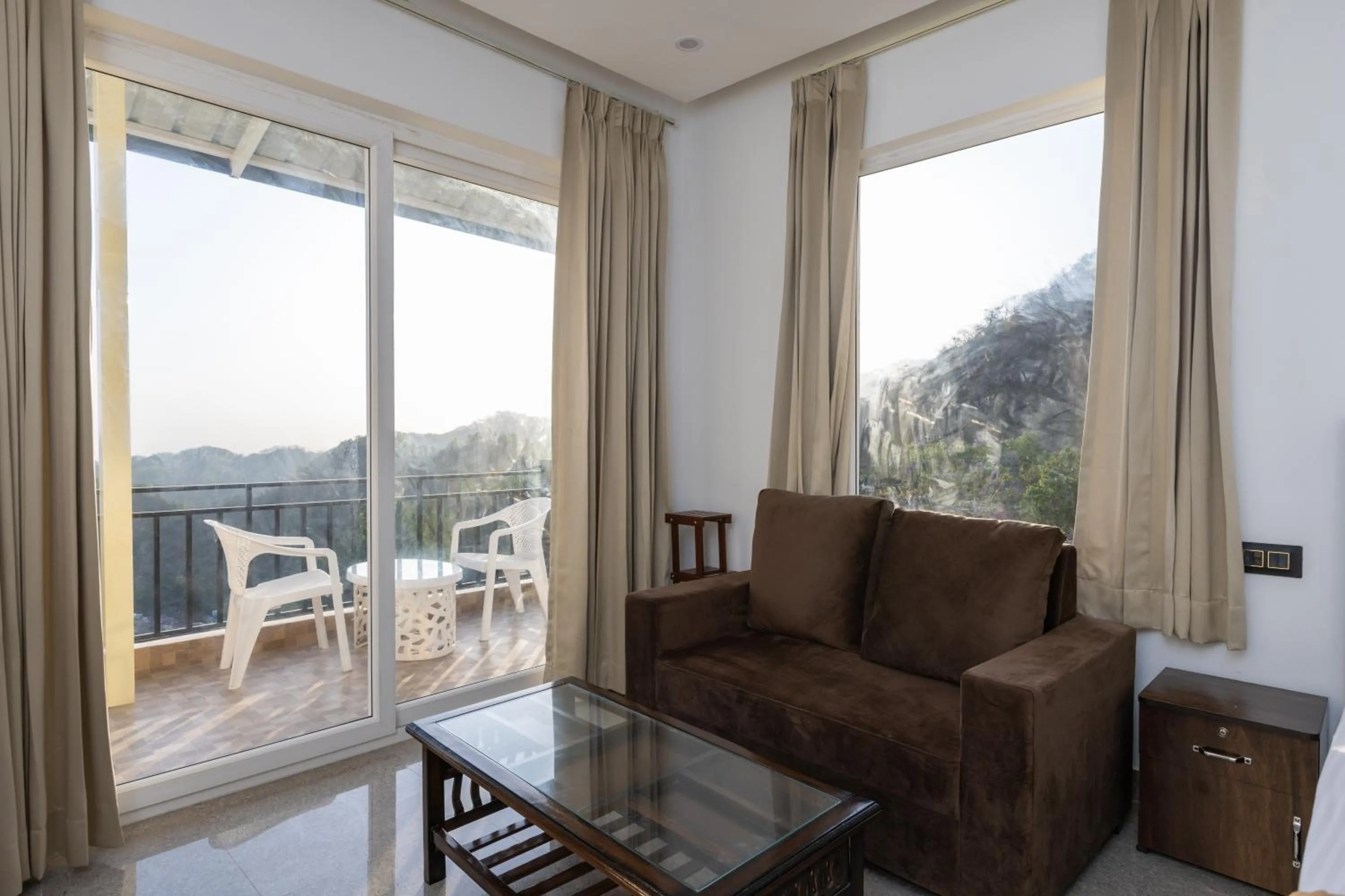 Patio in The Bougainvillea Retreat - A Luxury Private Pool Villa in Dehradun