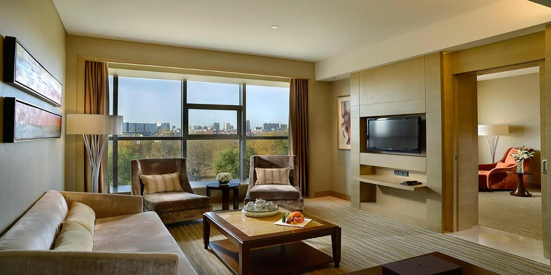 Bedroom in Crowne Plaza Ordos, an IHG Hotel