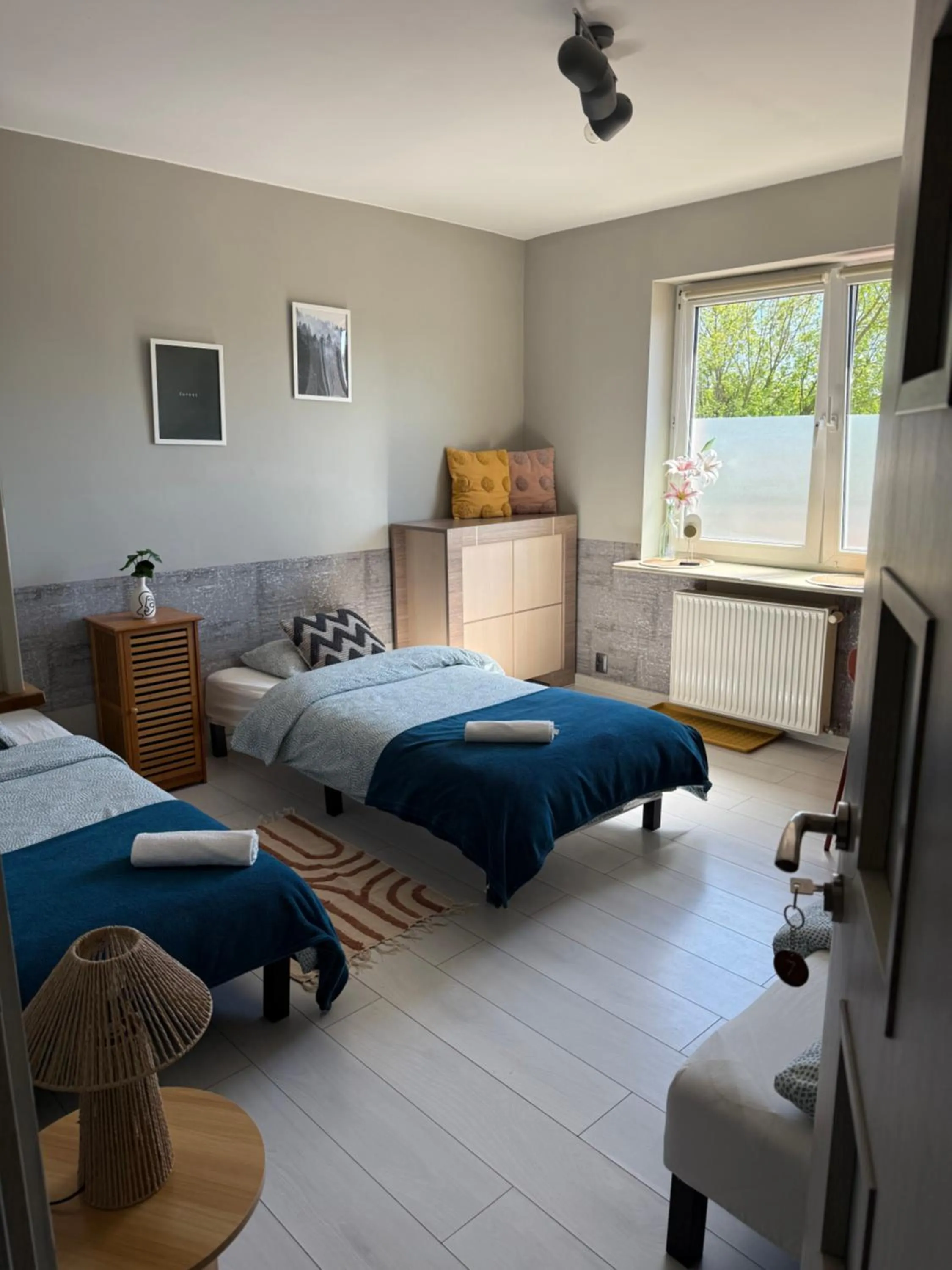 Bed in Szumi Las Bed & Breakfast