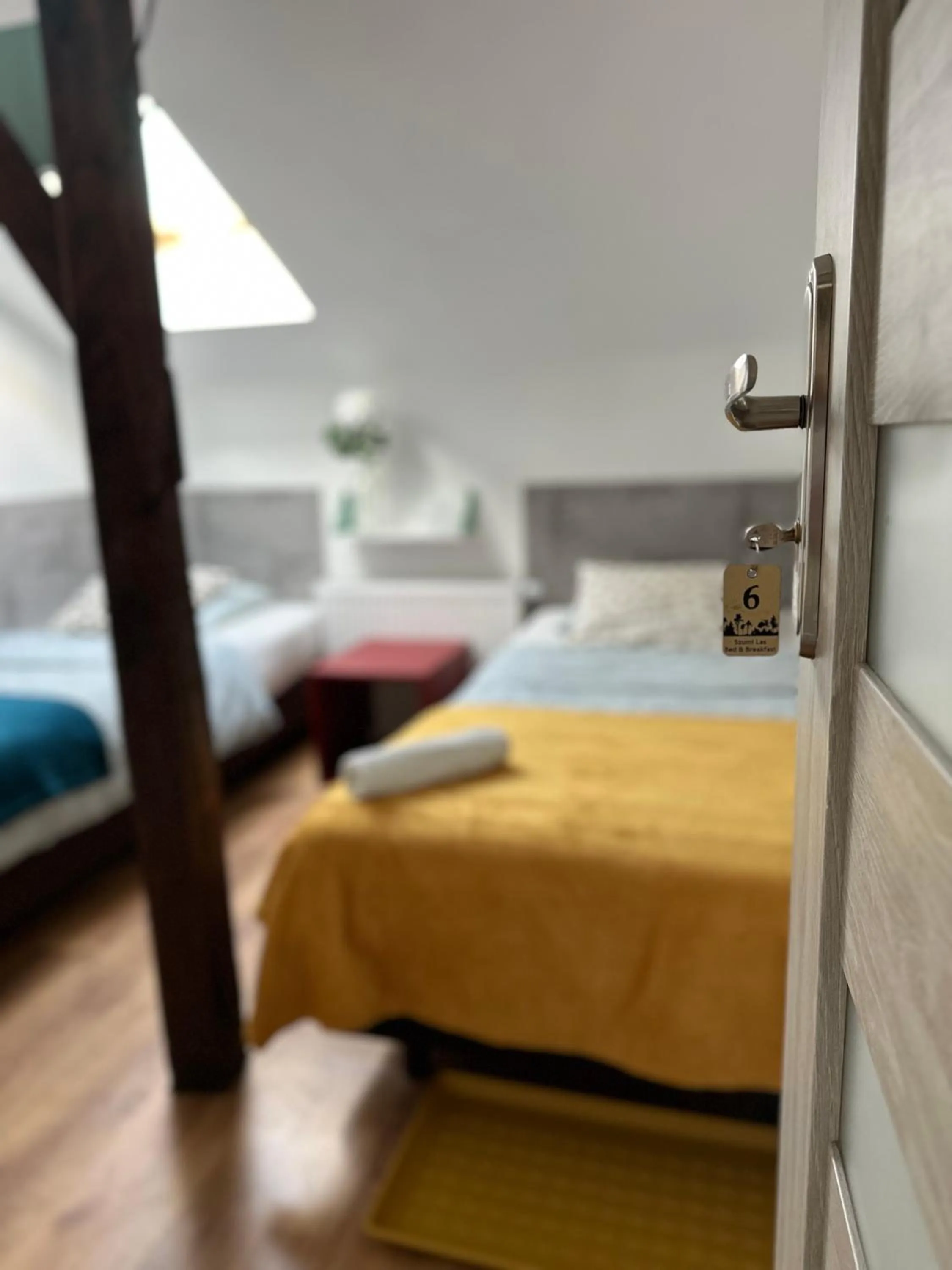 Bed in Szumi Las Bed & Breakfast