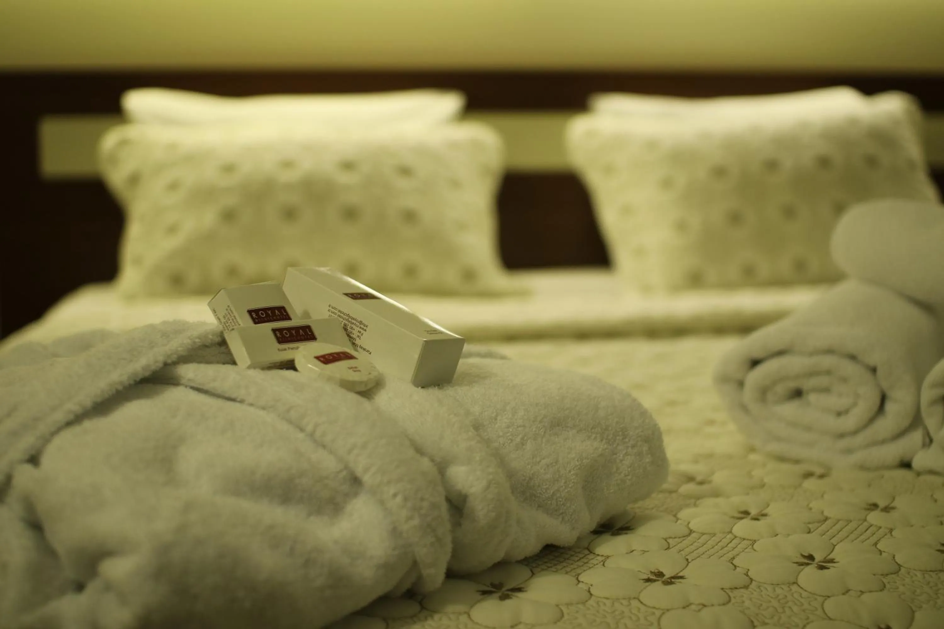 Decorative detail, Bed in Royal Bilgic Hotel