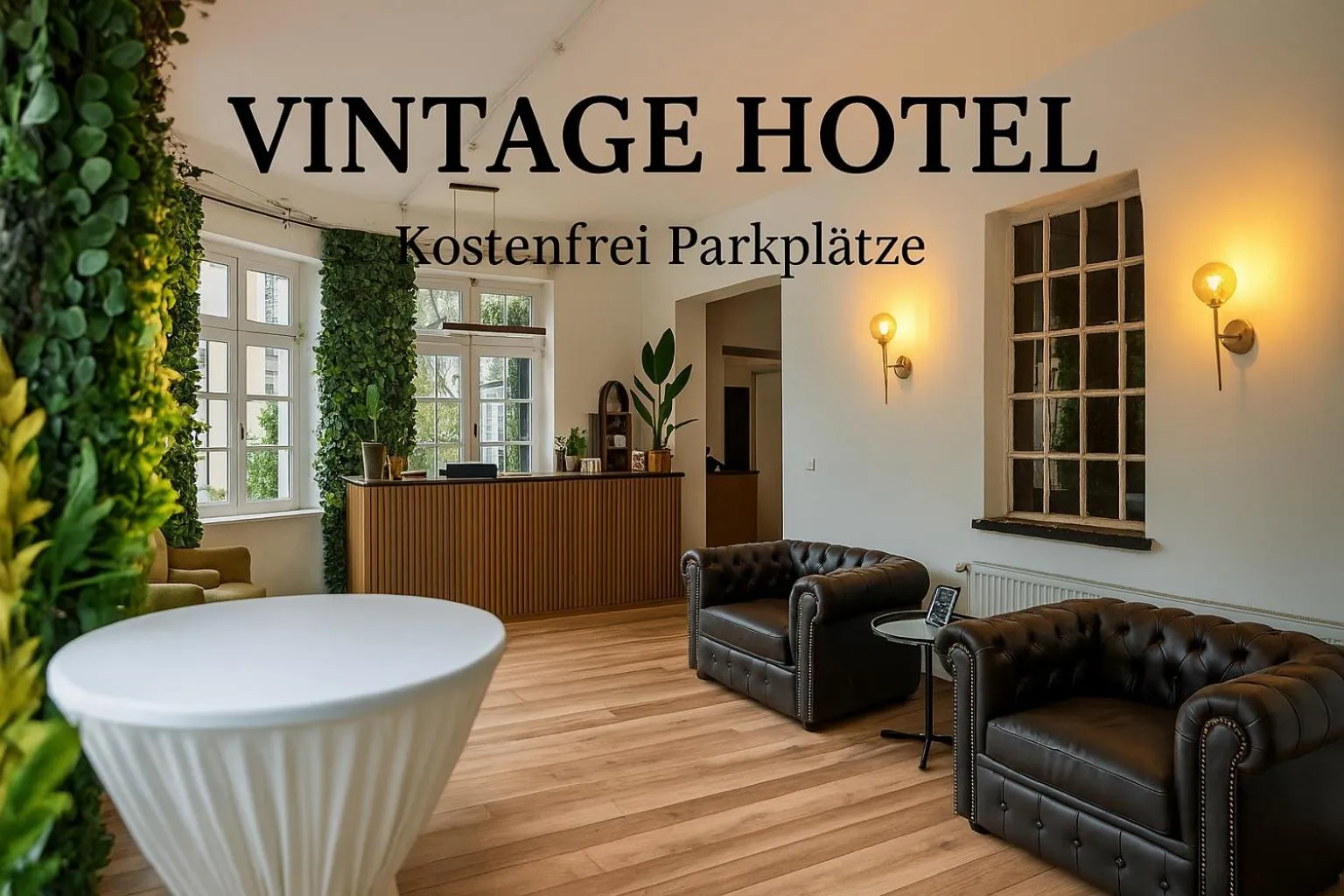 Lobby or reception in Vintage Hotel Köln Pulheim - Kostenlose Parkplätze