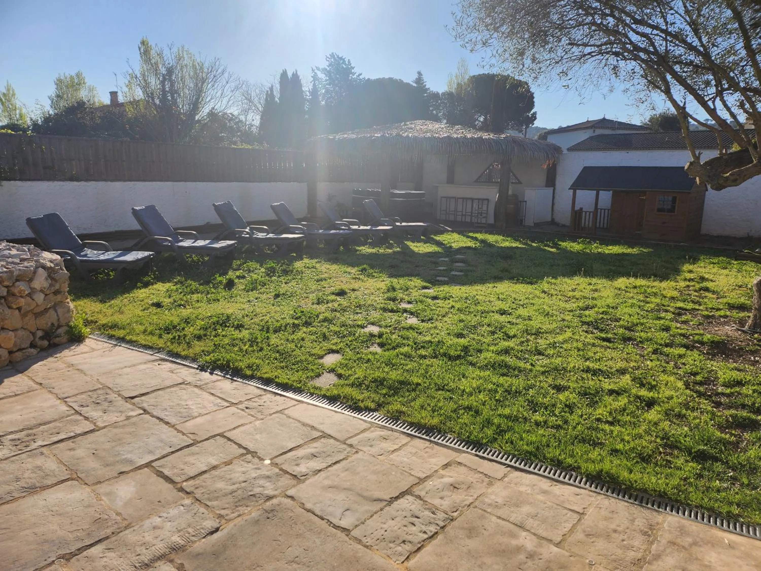 Garden in La villa de Fleury