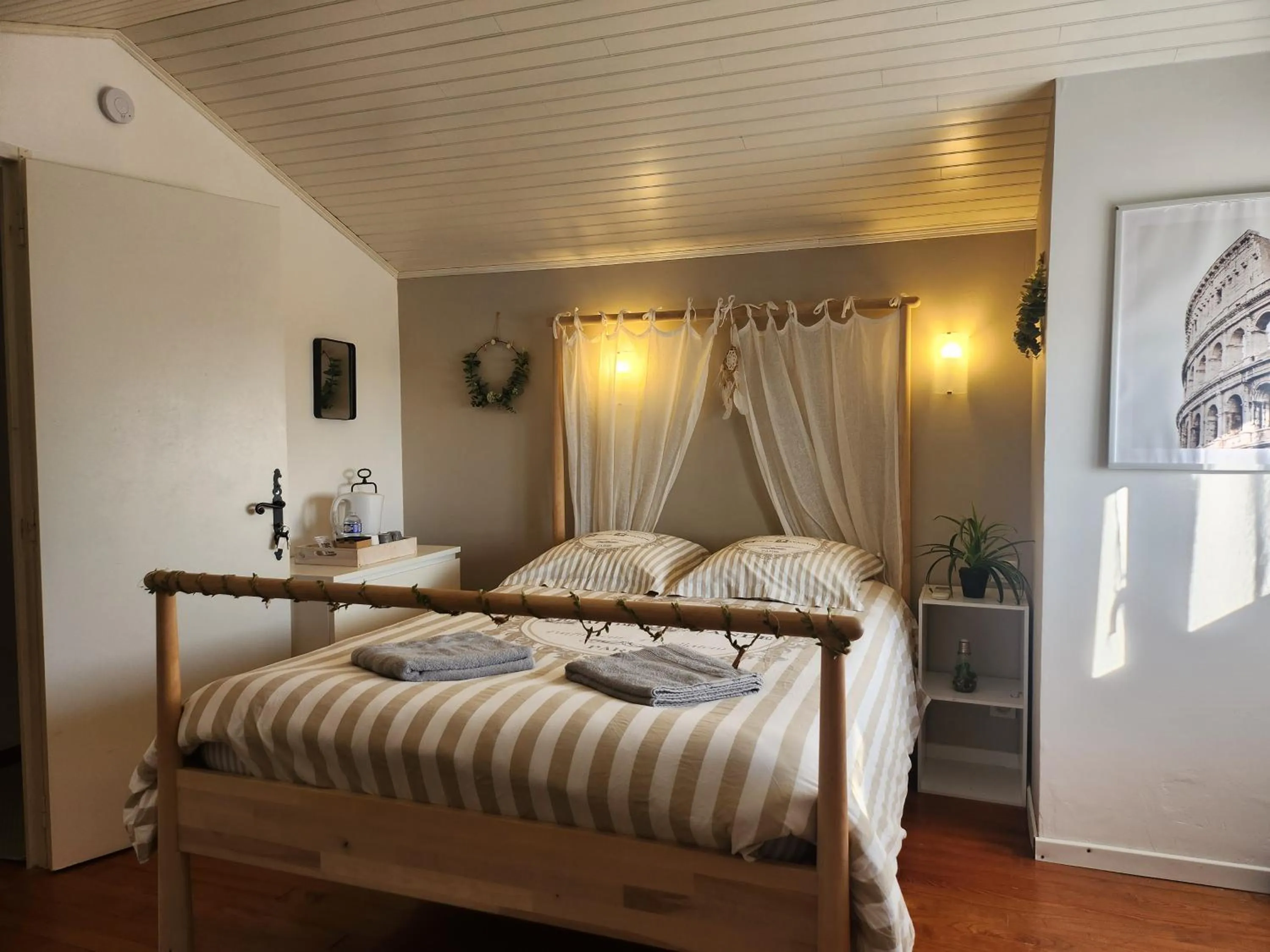 Bedroom, Bed in La villa de Fleury