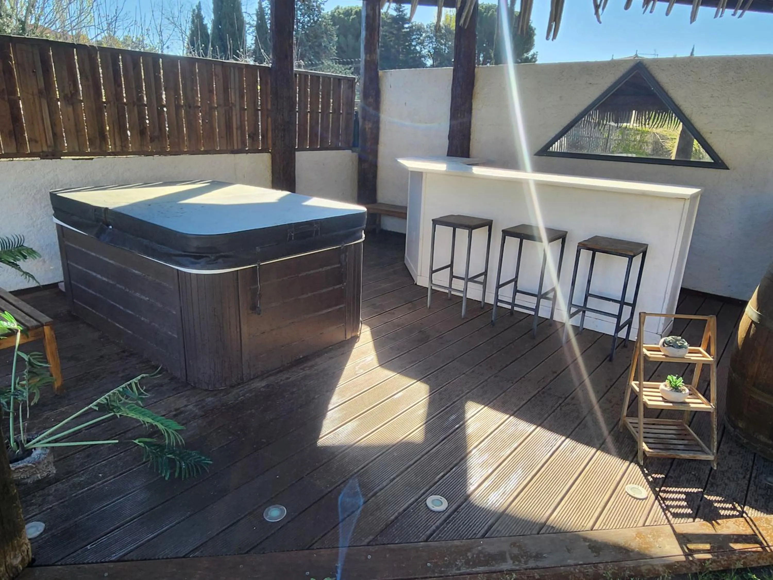 Garden in La villa de Fleury