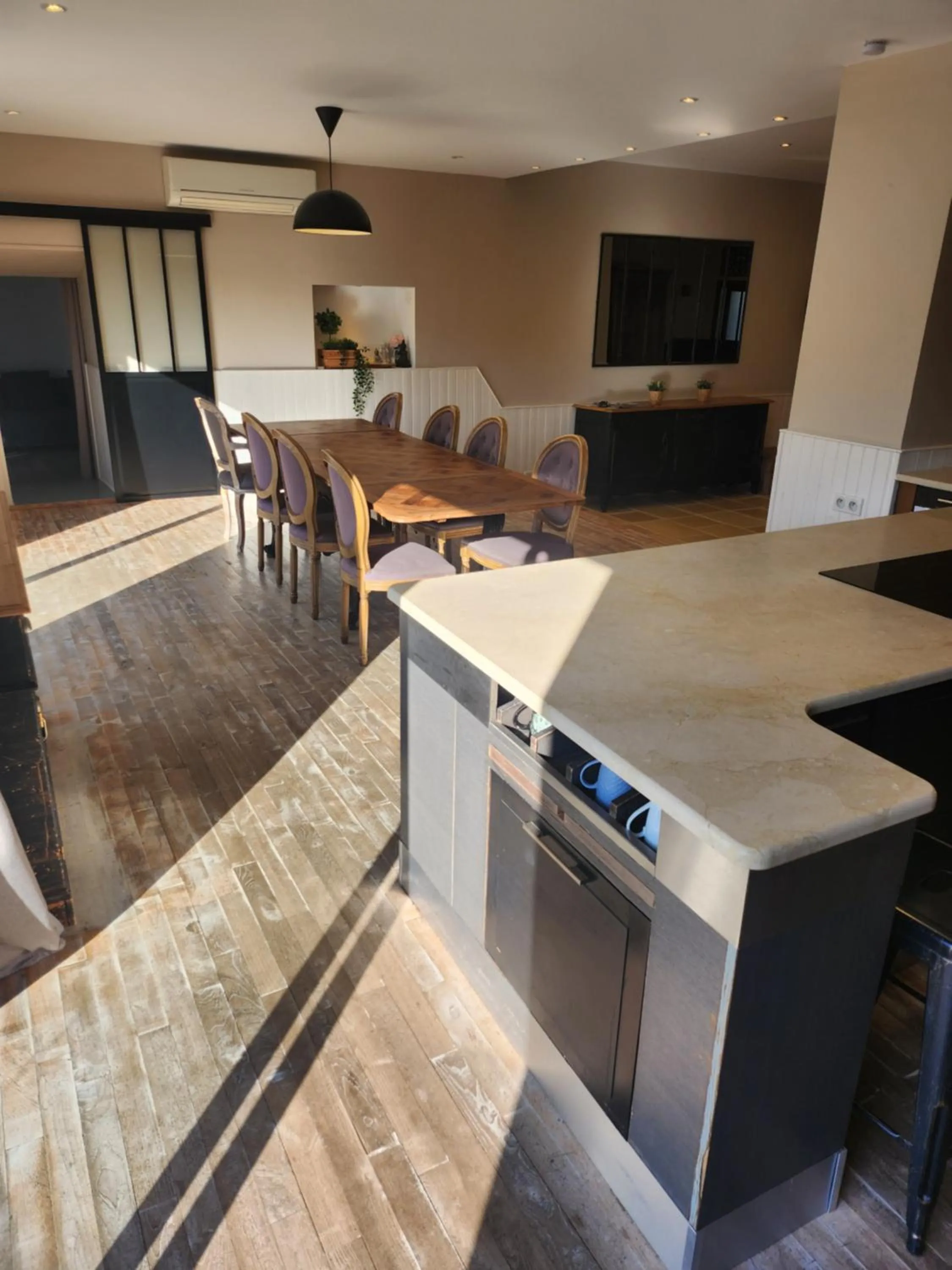 Living room in La villa de Fleury