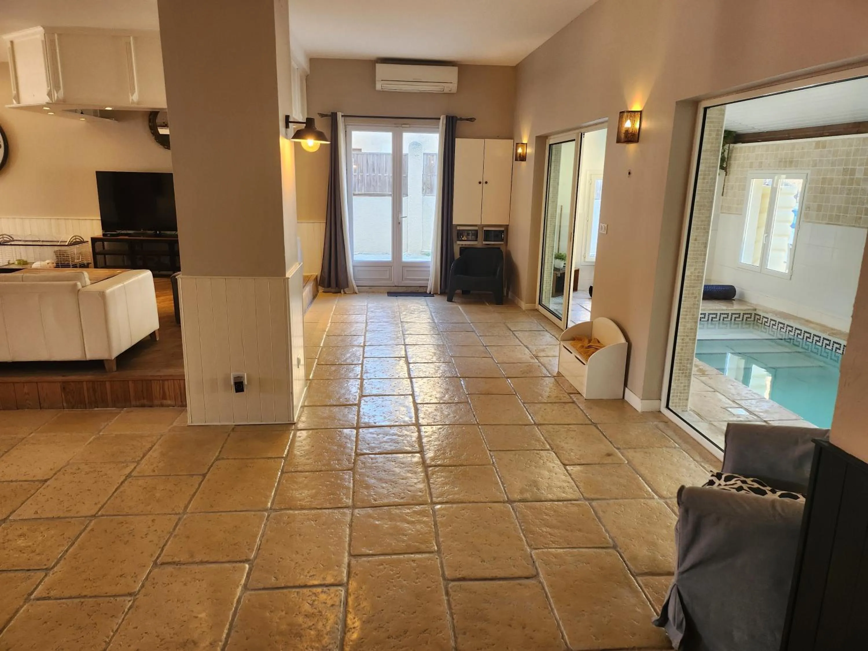 Living room in La villa de Fleury