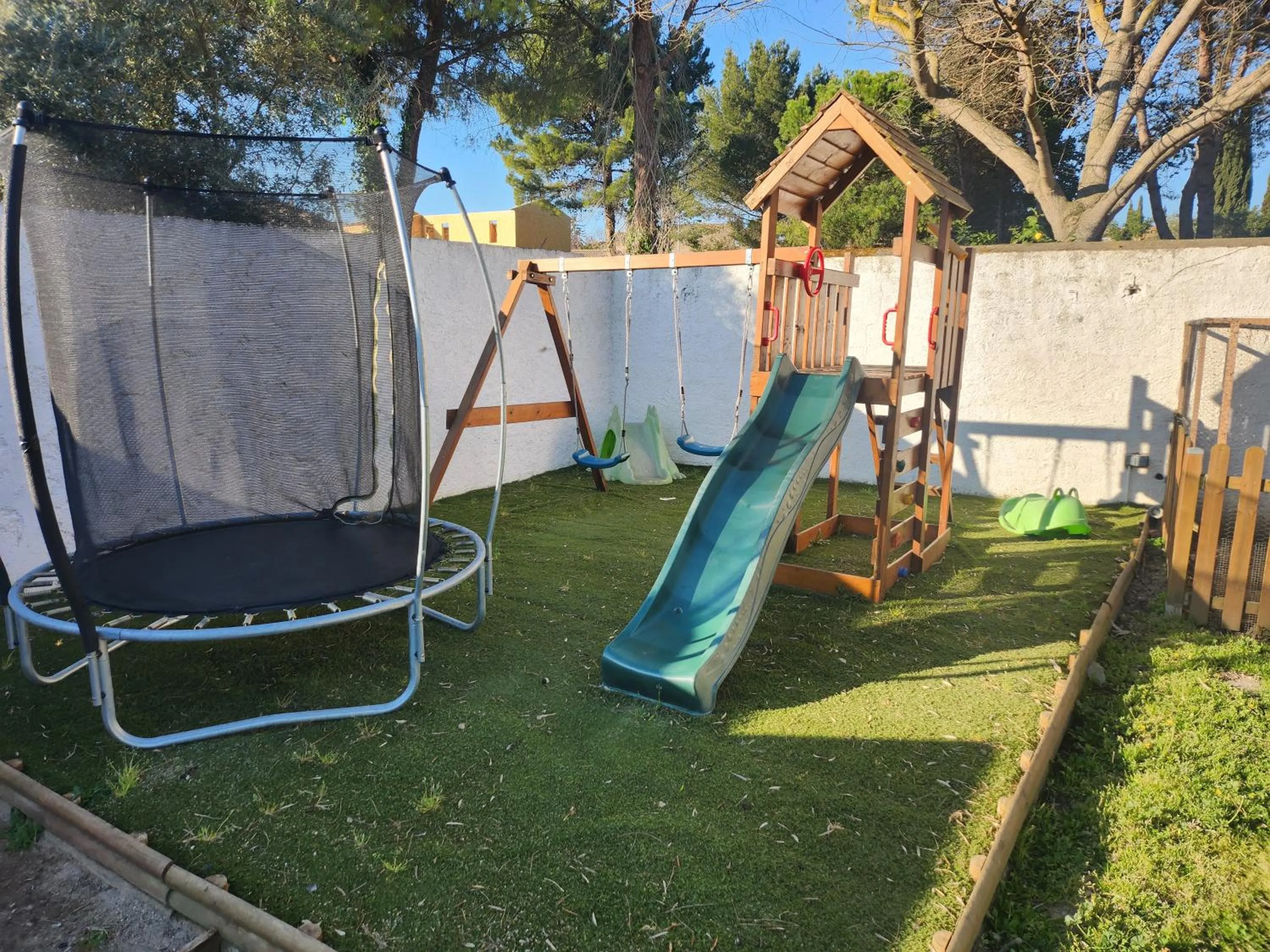 Children play ground in La villa de Fleury