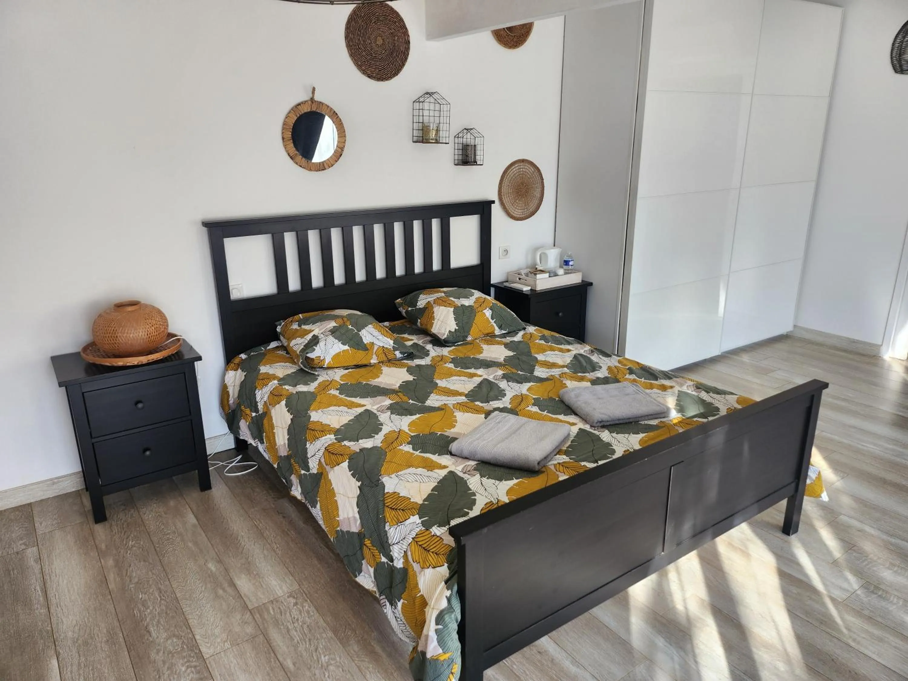 Bedroom, Bed in La villa de Fleury