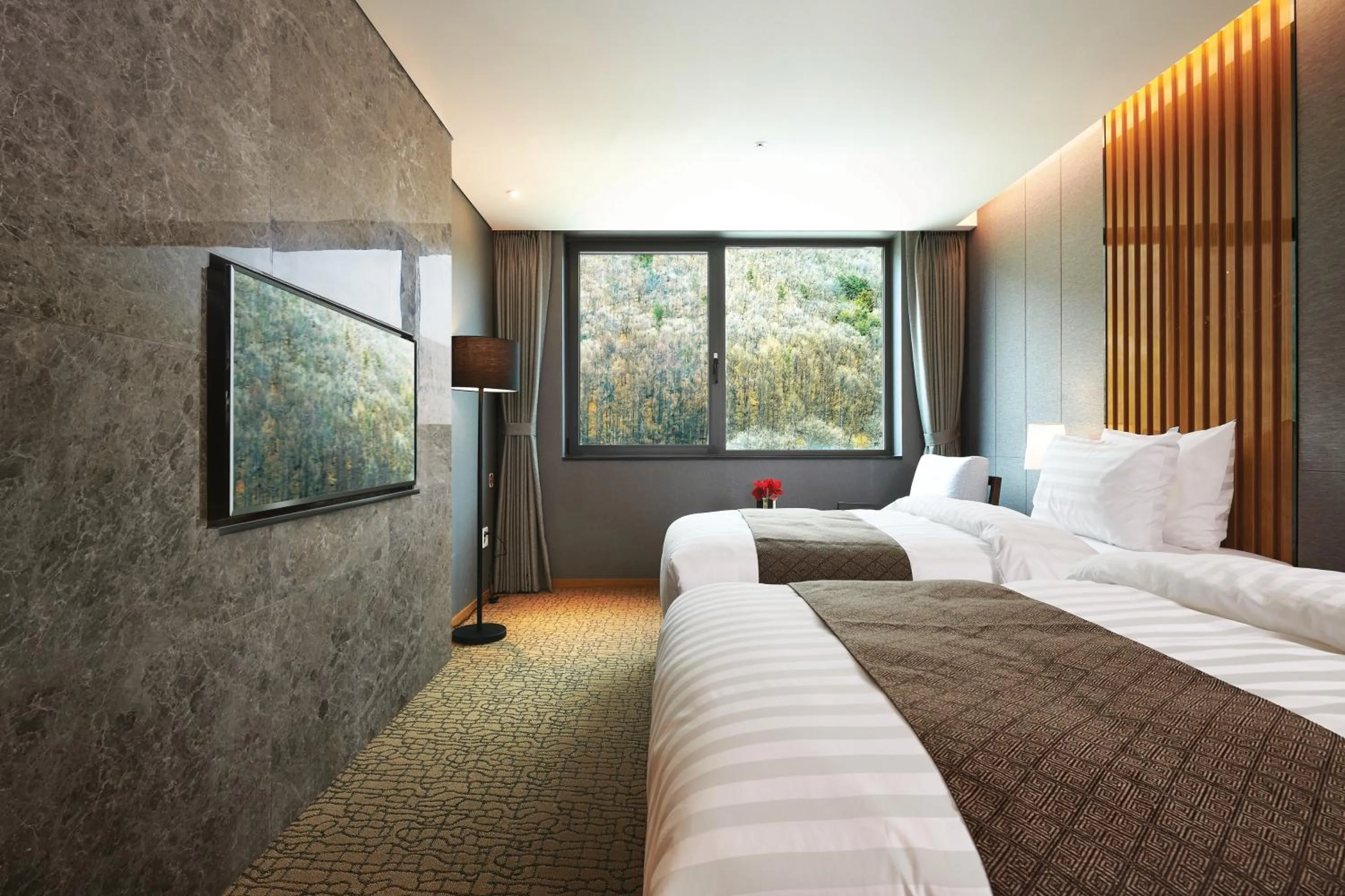 Superior Twin Room with Terrace in Traum Valley Hotel - formerly jeongseon intoraon hotel