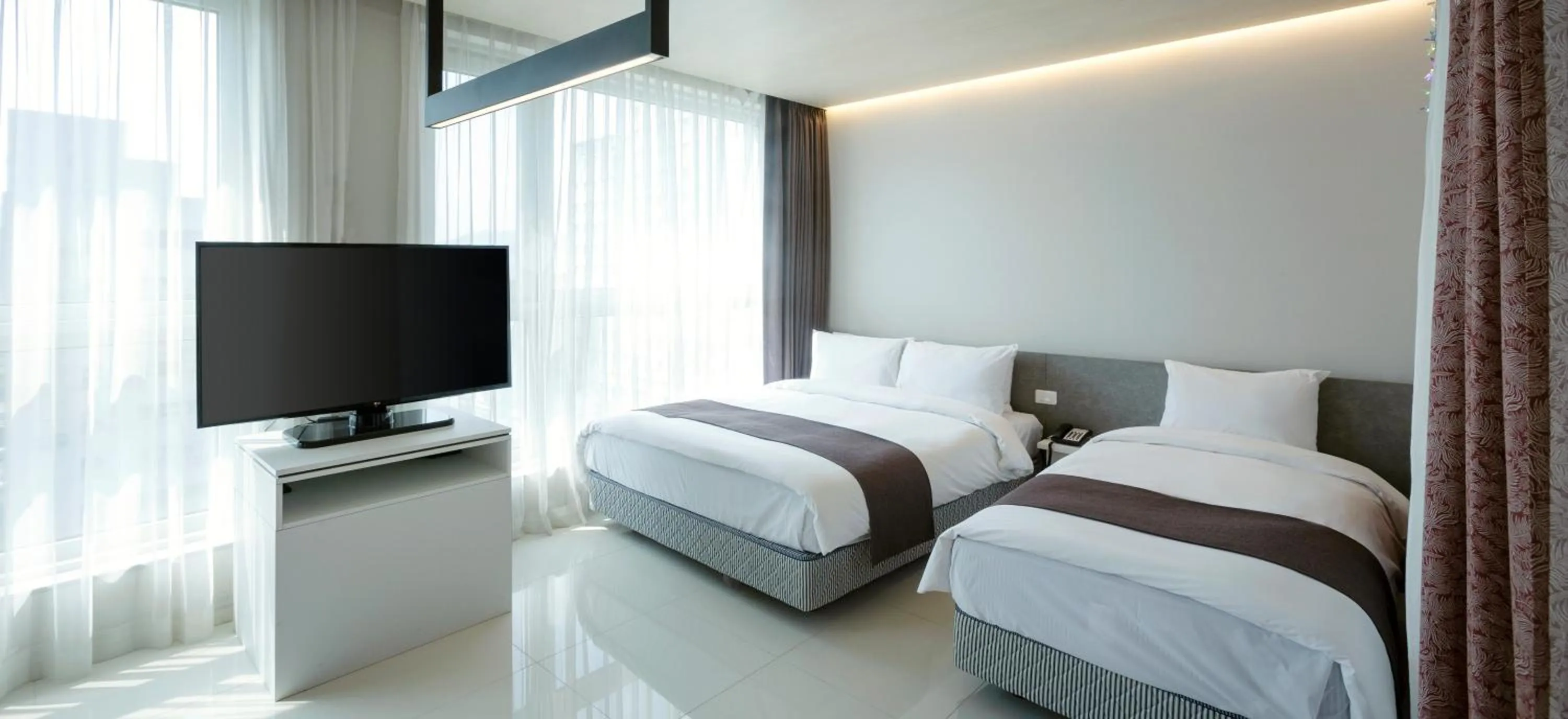 Bed in Grand City Hotel Changwon