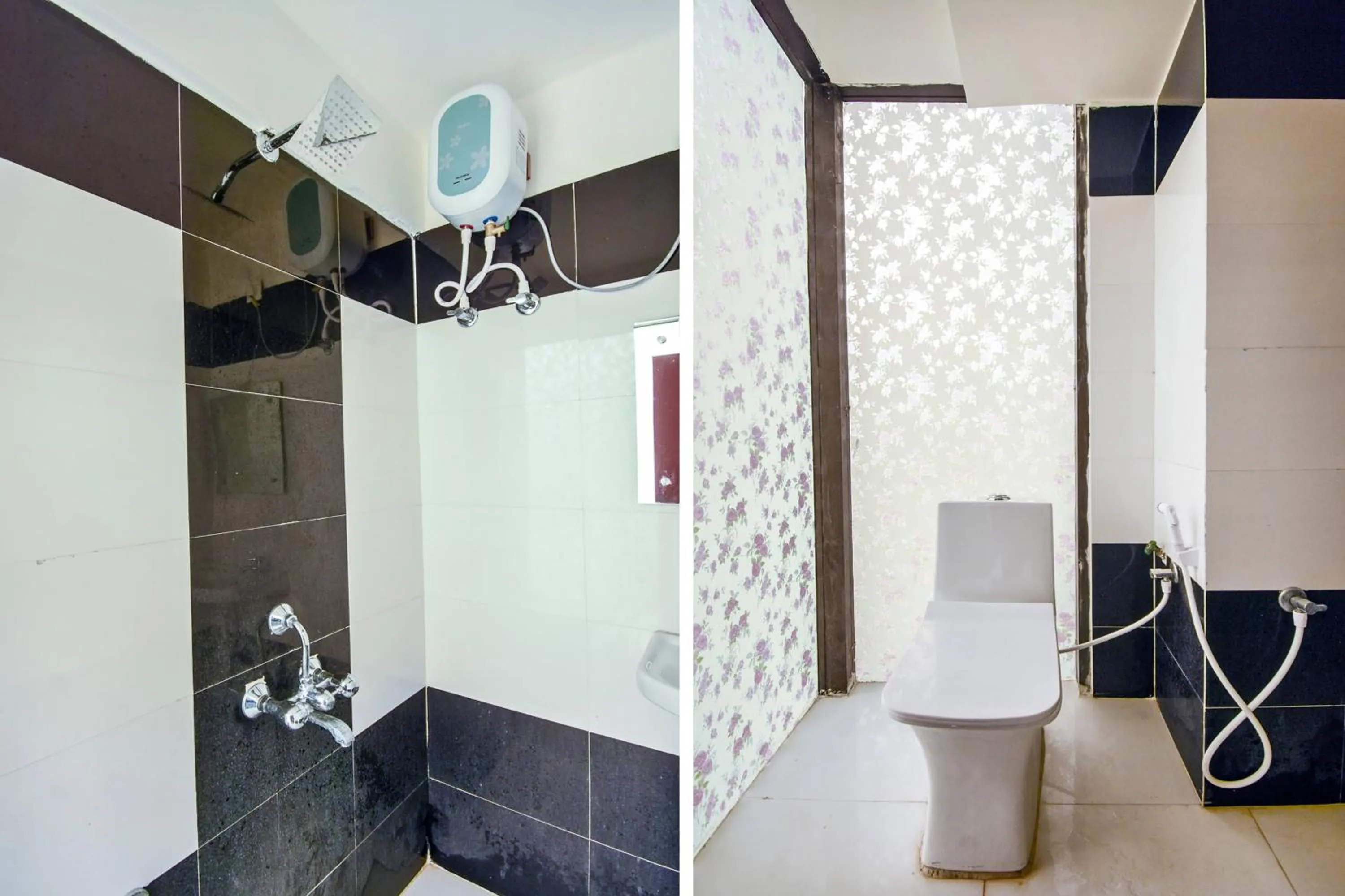 Bathroom in Super Hotel O Red Stone Near Netaji Subhash Chandra Bose International Airport