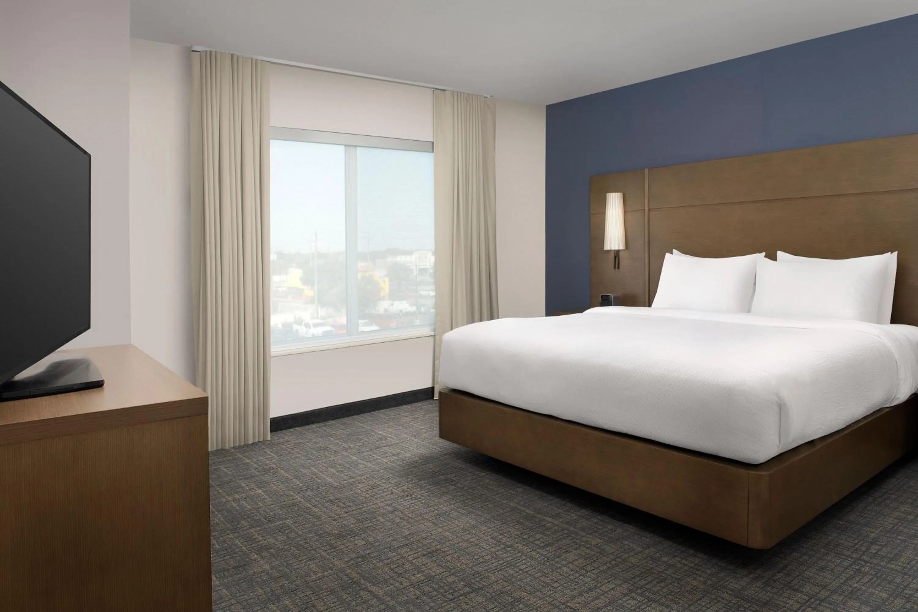 Bedroom, Bed in Residence Inn by Marriott Lubbock-University Area