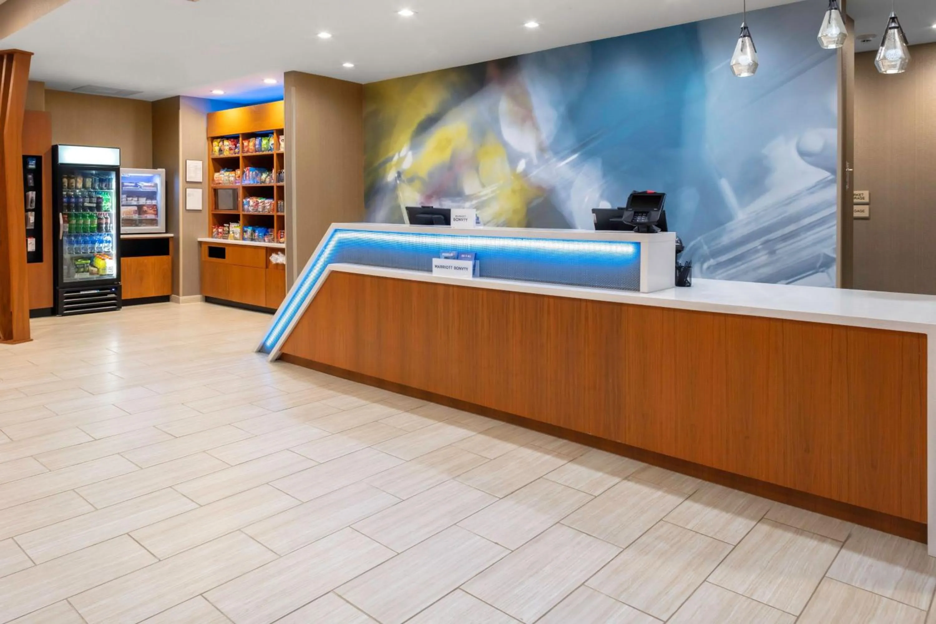 Lobby or reception in SpringHill Suites Kansas City Airport