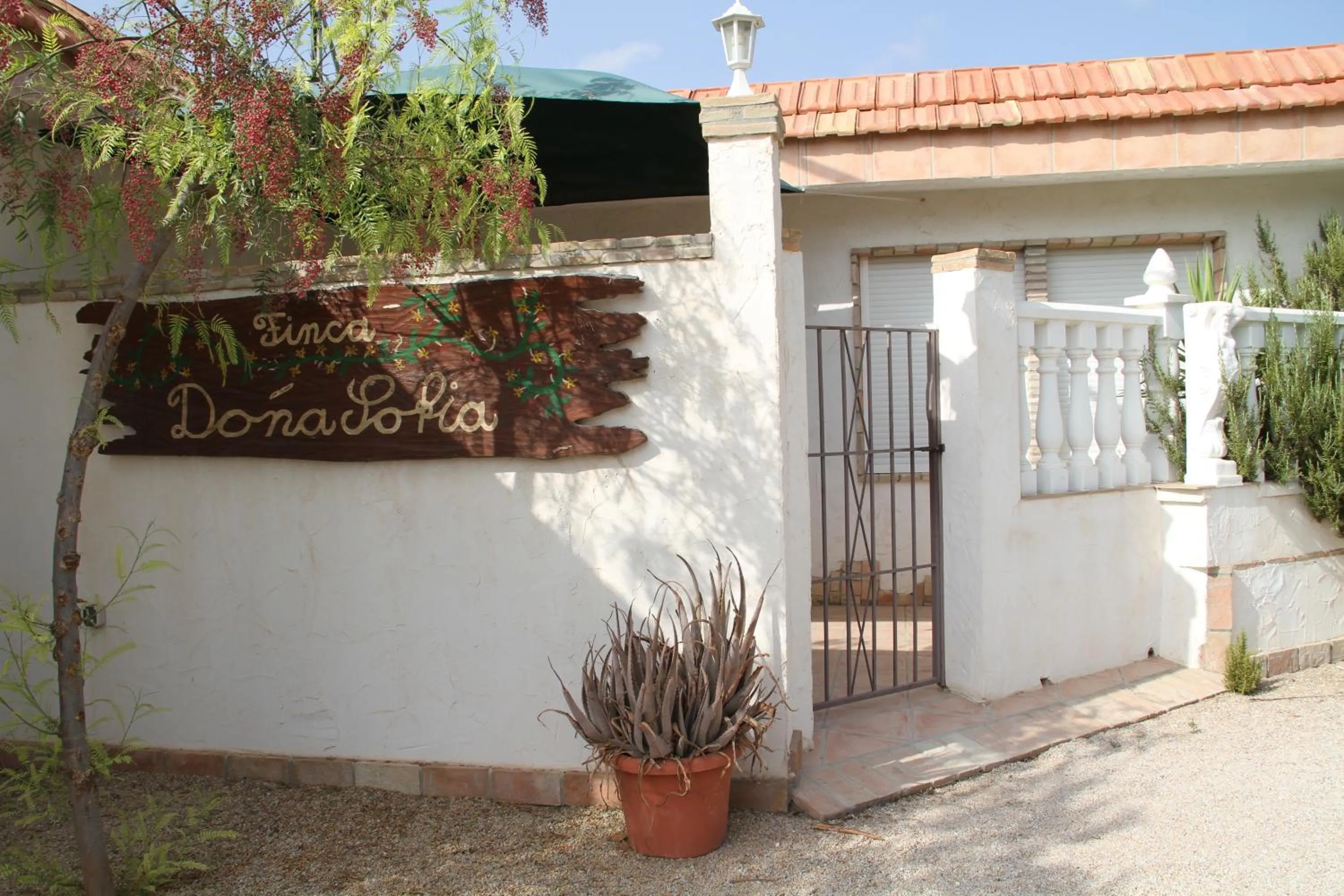 Facade/entrance in Finca Doña Sofia Maria