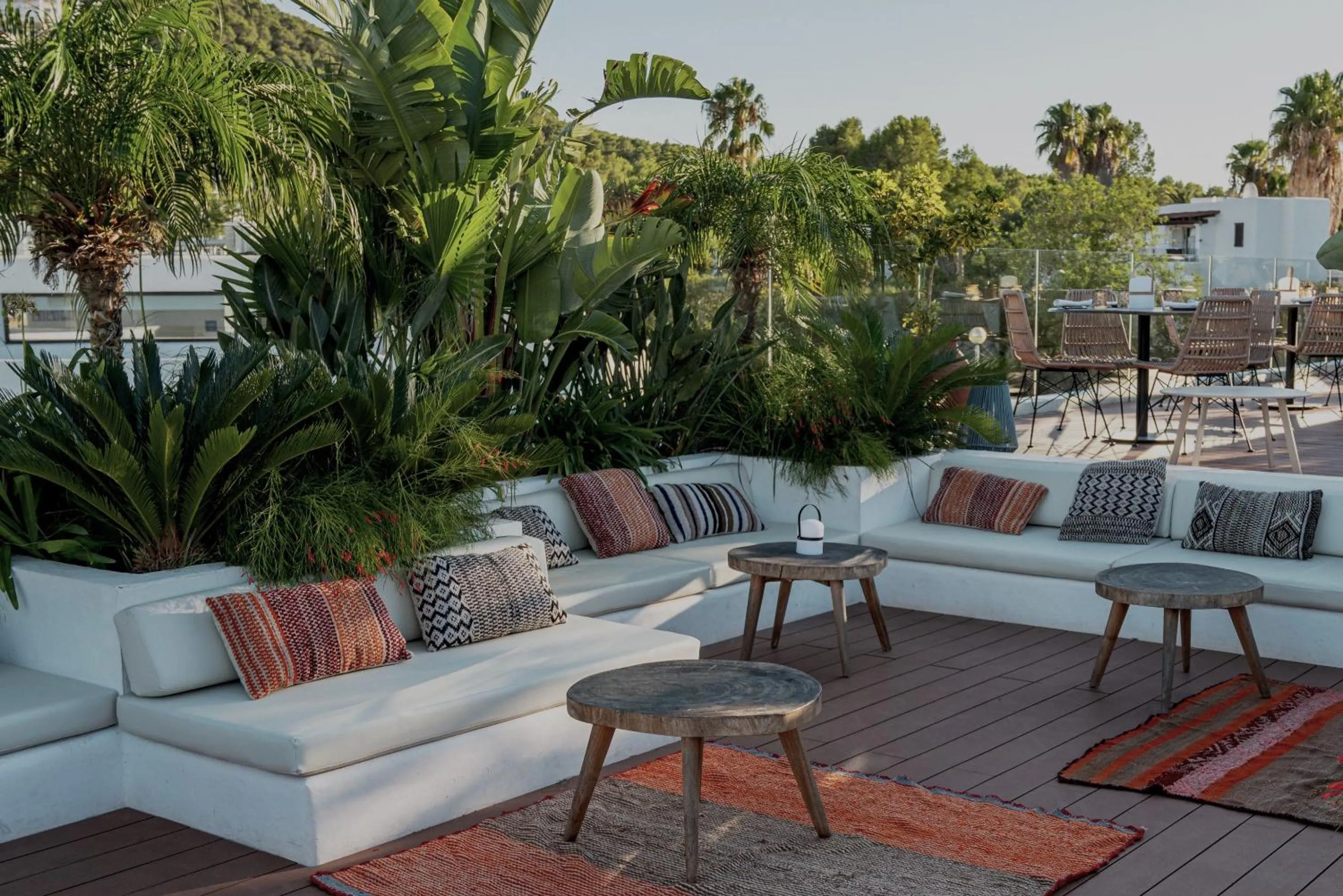 Seating area in Nativo Hotel Ibiza
