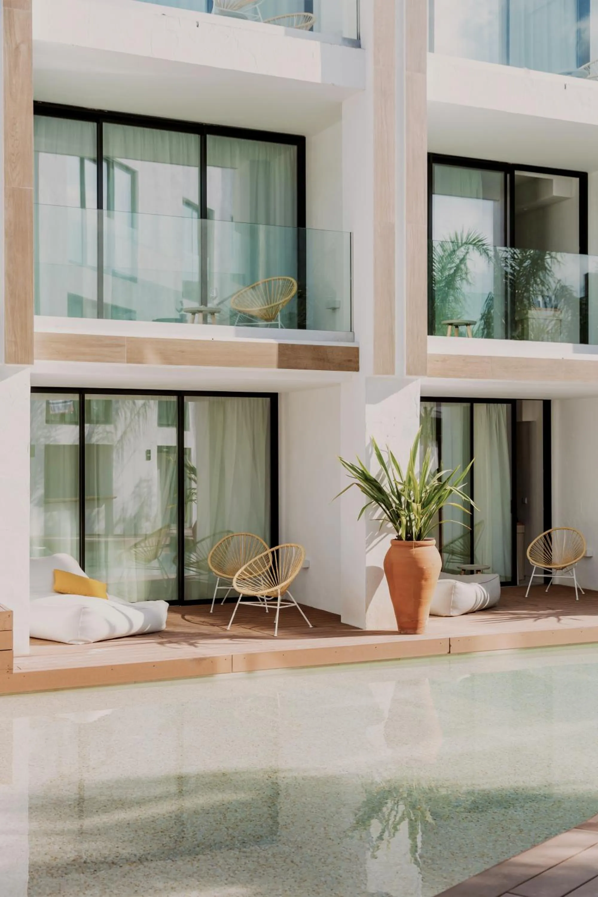 Pool view in Nativo Hotel Ibiza