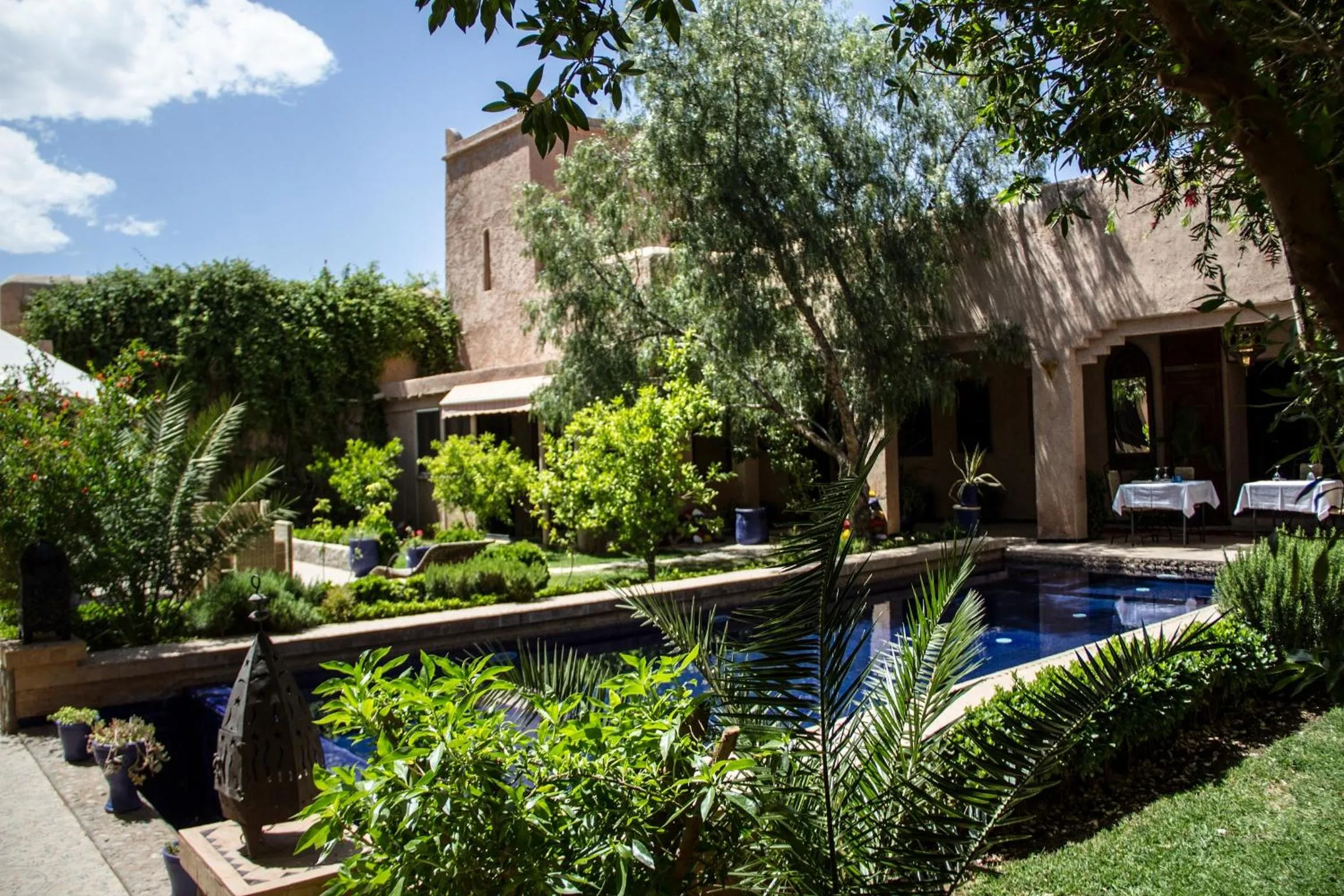 Garden in Riad Tama & spa