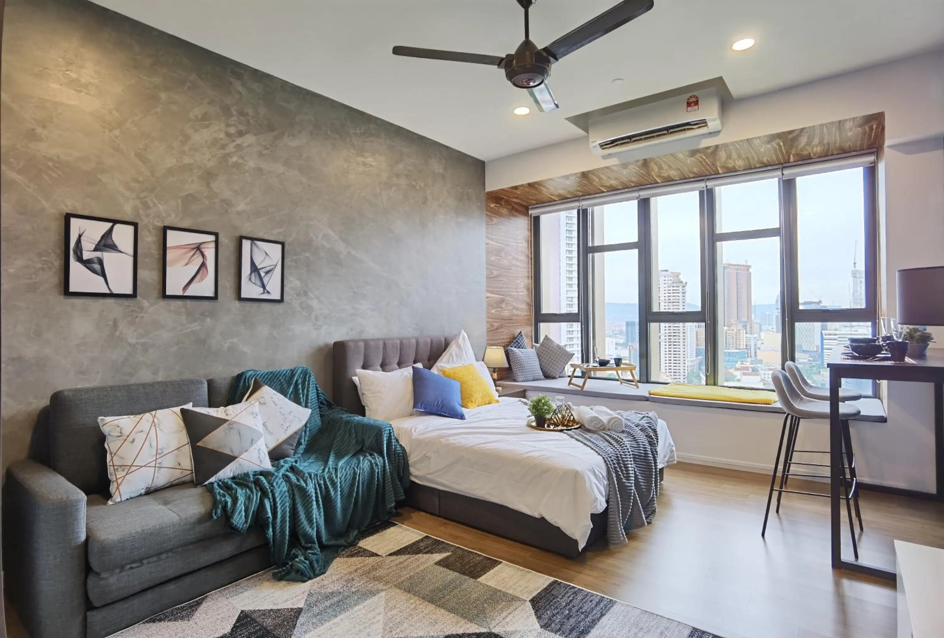 Bed in Ceylonz Suites by StayKL Stevvy