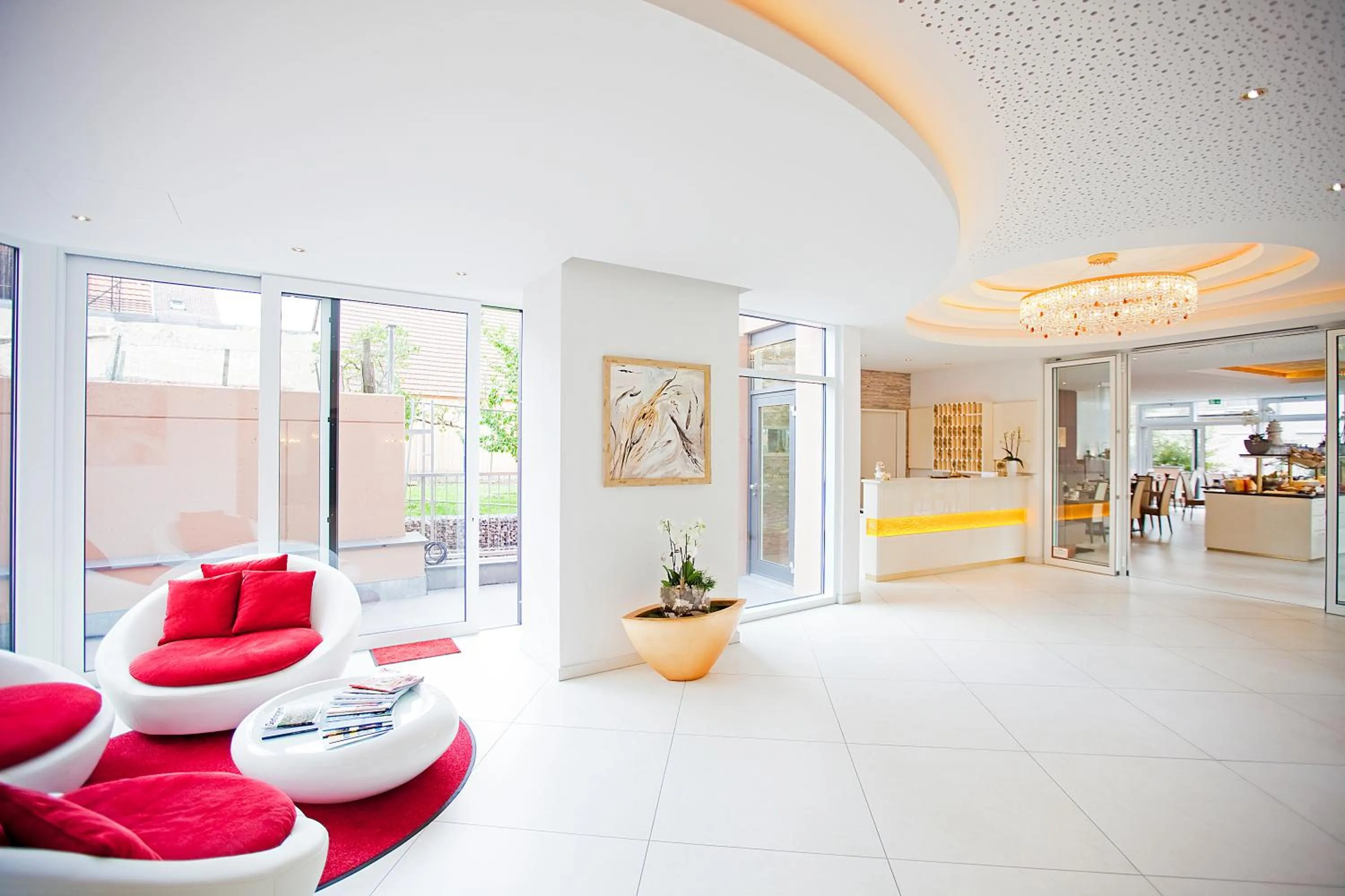 Lobby or reception in Hotel Krone OHG