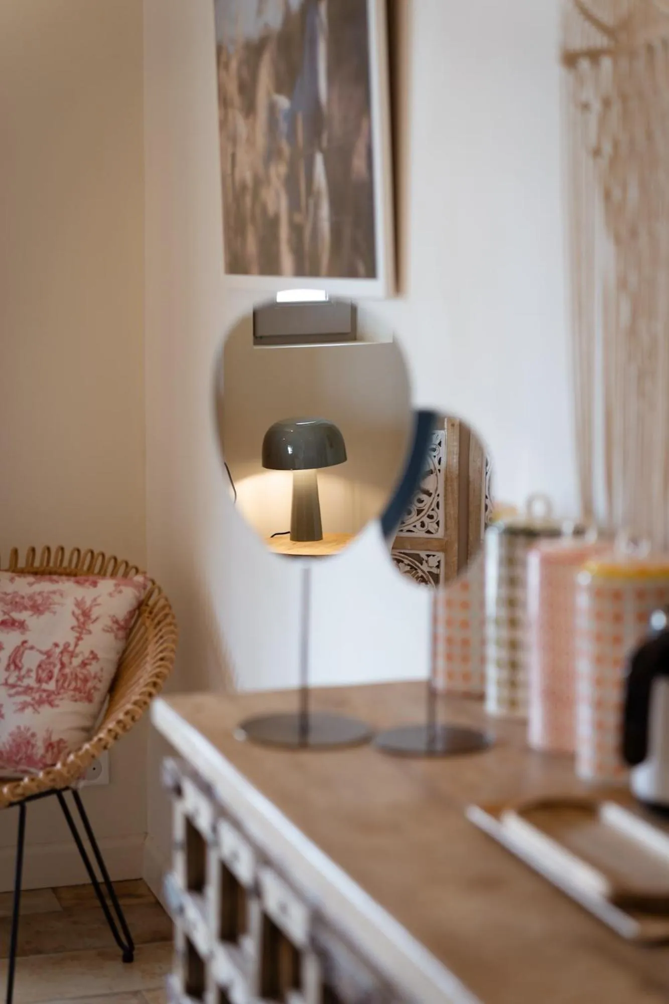 Decorative detail in Mas du Couvin, maison d'hôtes en Camargue