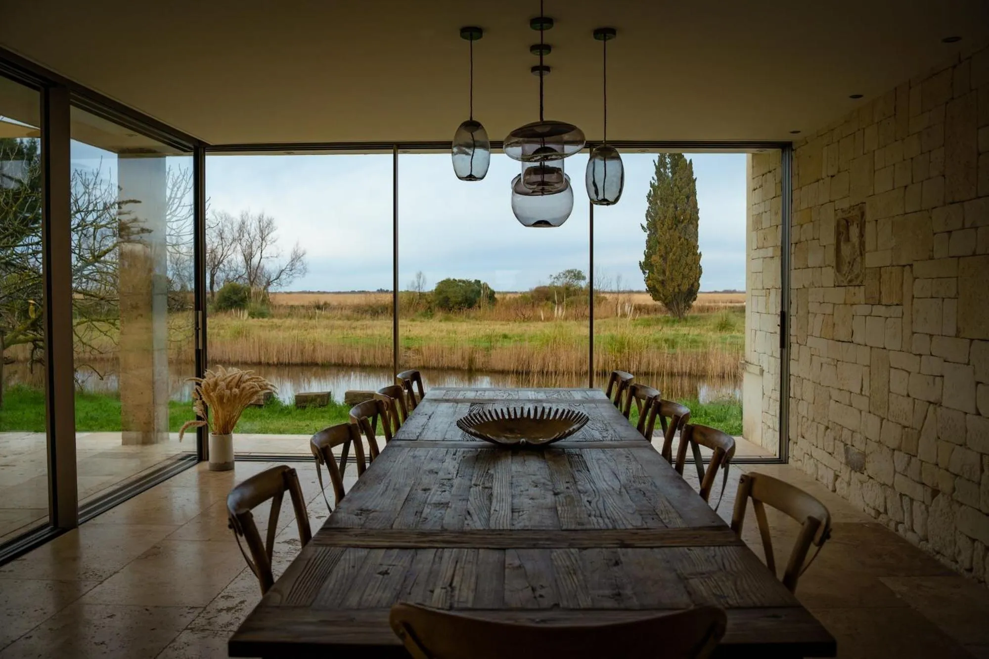 Dining area in Mas du Couvin, maison d'hôtes en Camargue
