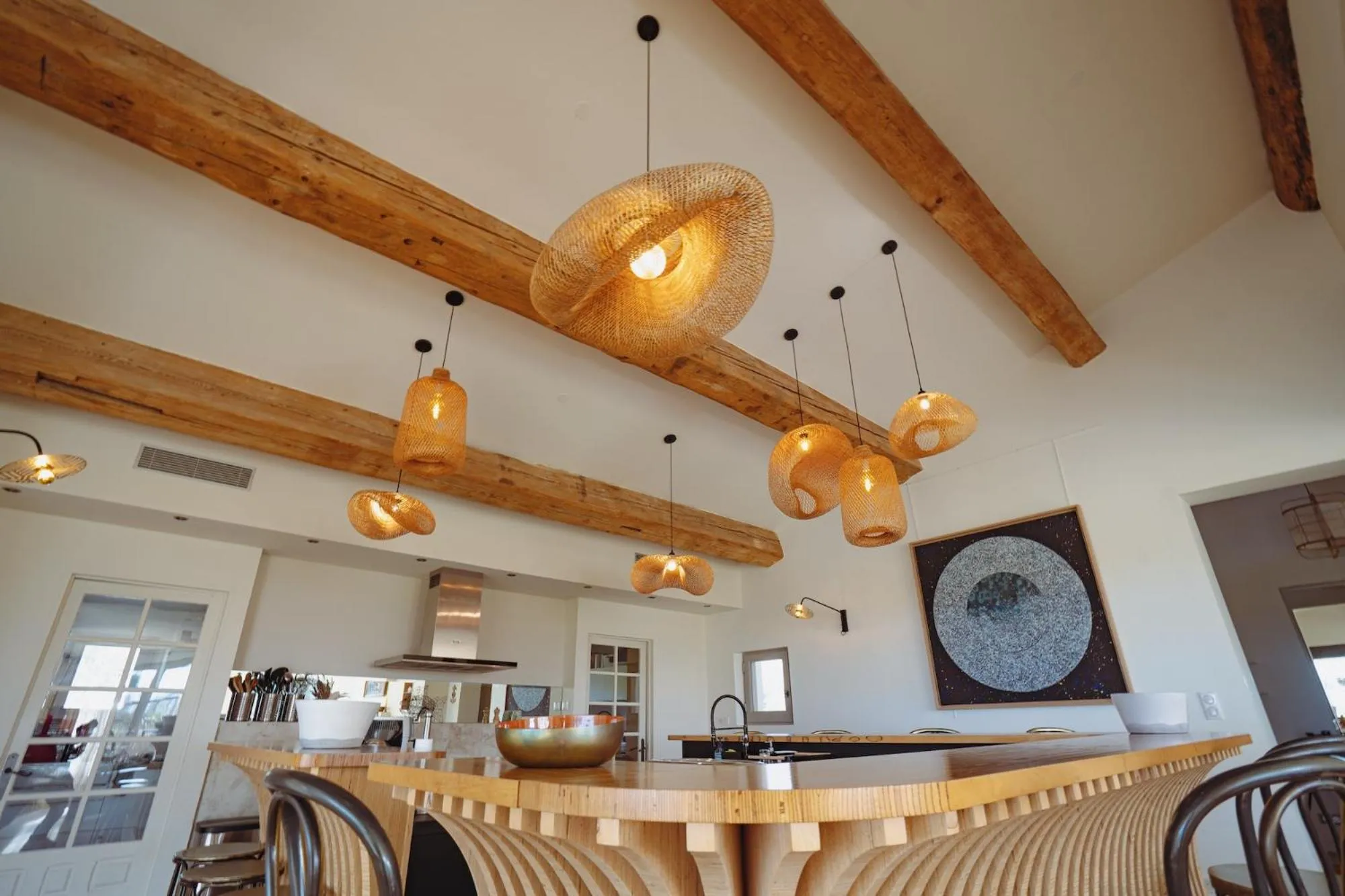 Kitchen or kitchenette in Mas du Couvin, maison d'hôtes en Camargue